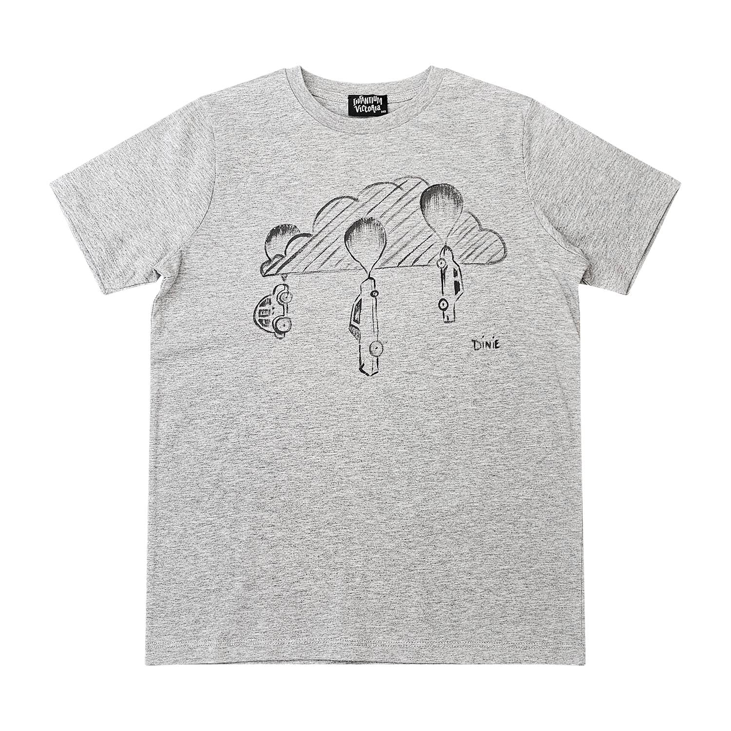 Hand Painted Upcycled T Shirt Short Sleeve