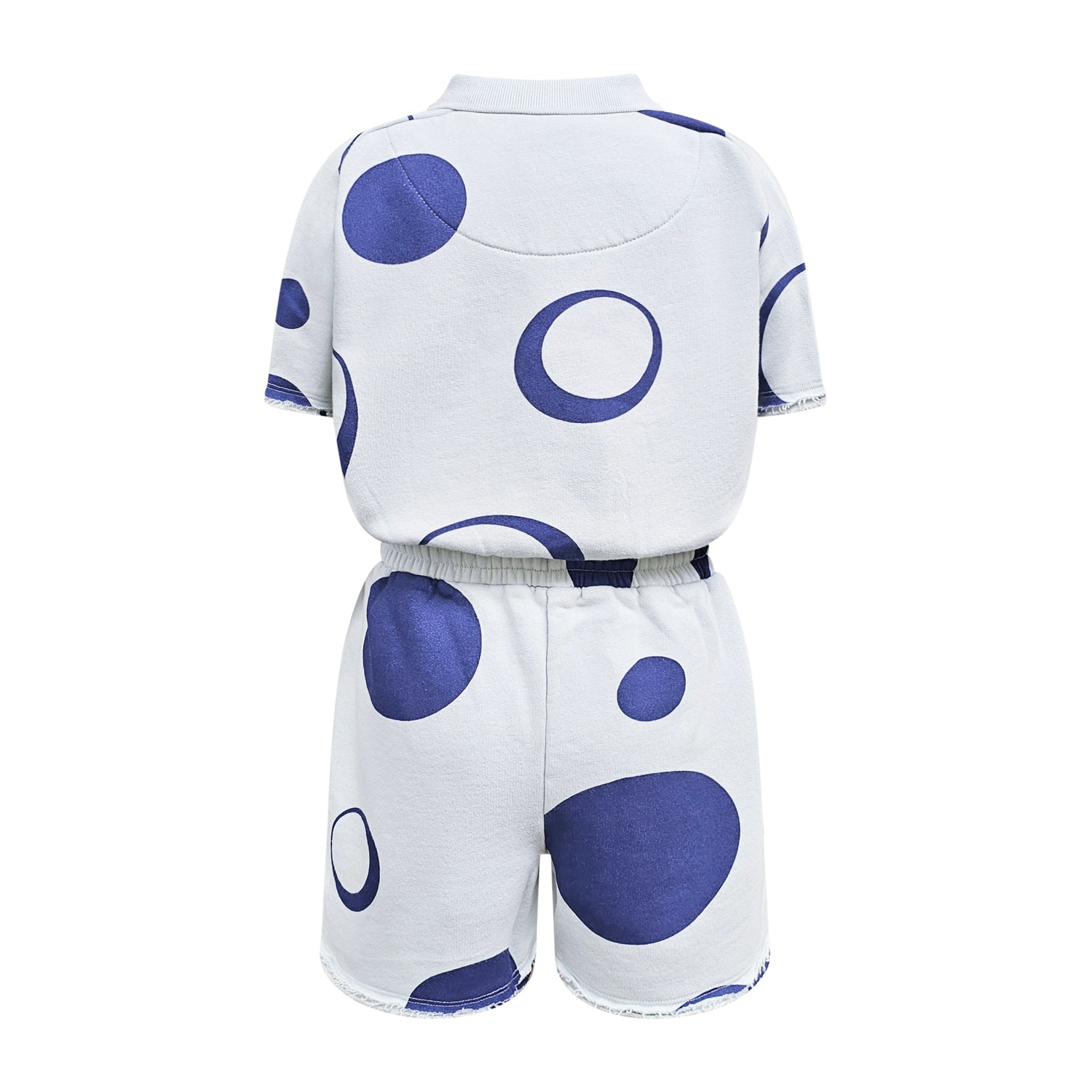 Blue Boys and Girls Jumpsuit