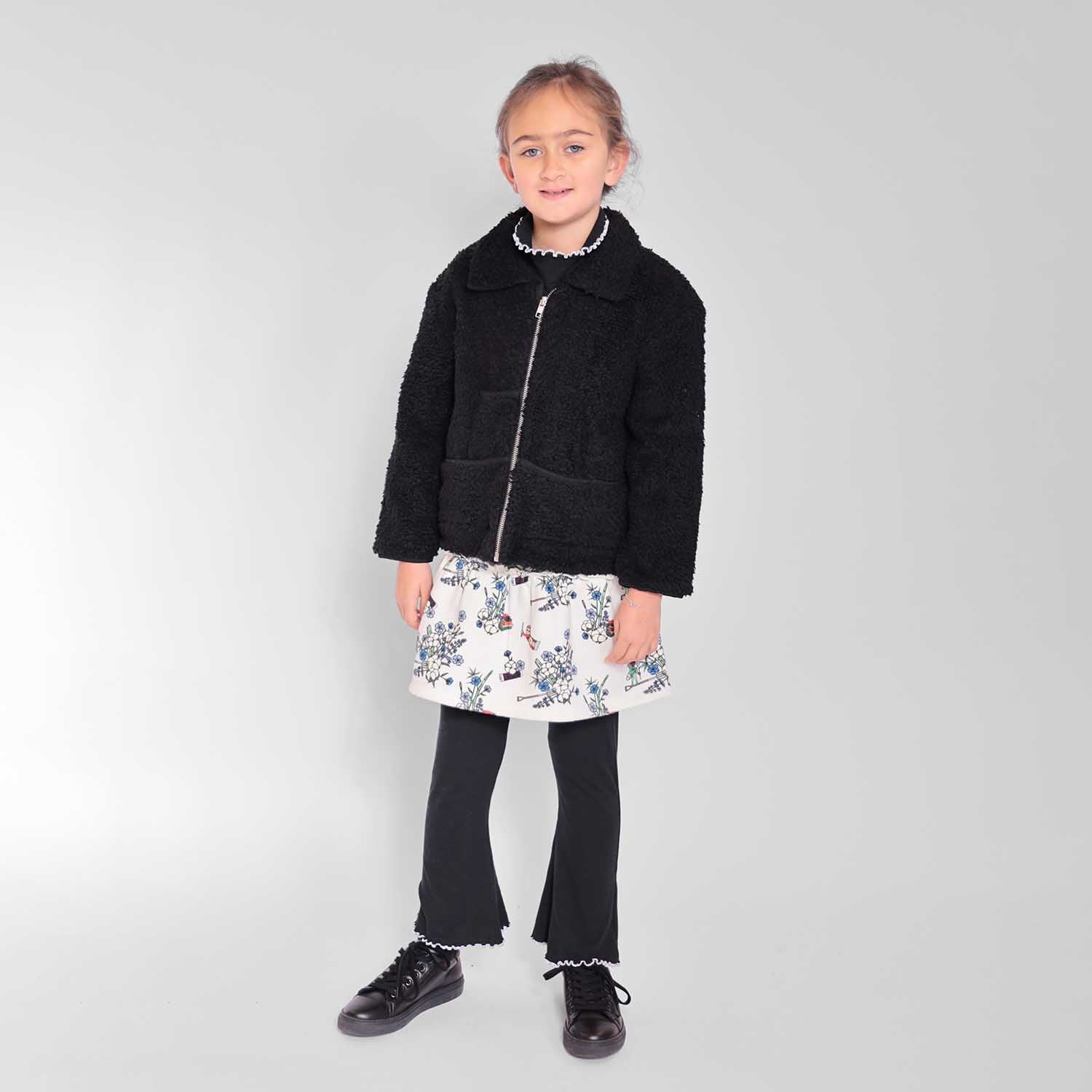 Zwarte Flare-Legging