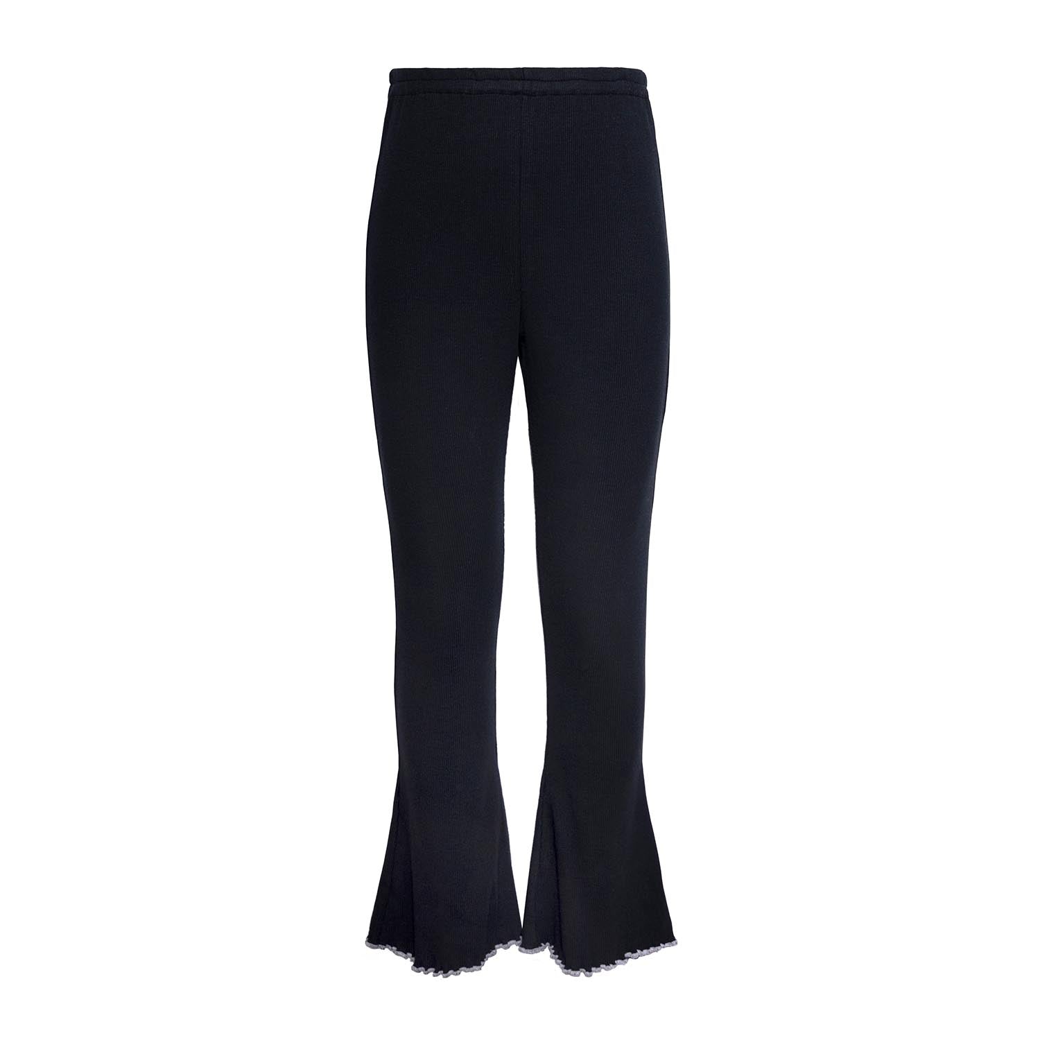 Zwarte Flare-Legging