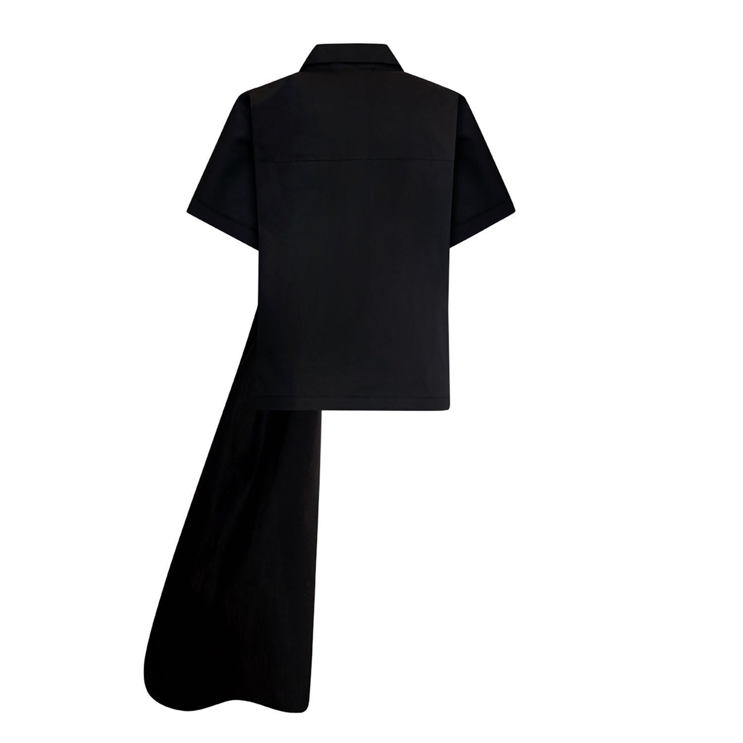 Zero Waste Black Designer Shirt for Boys and Girls