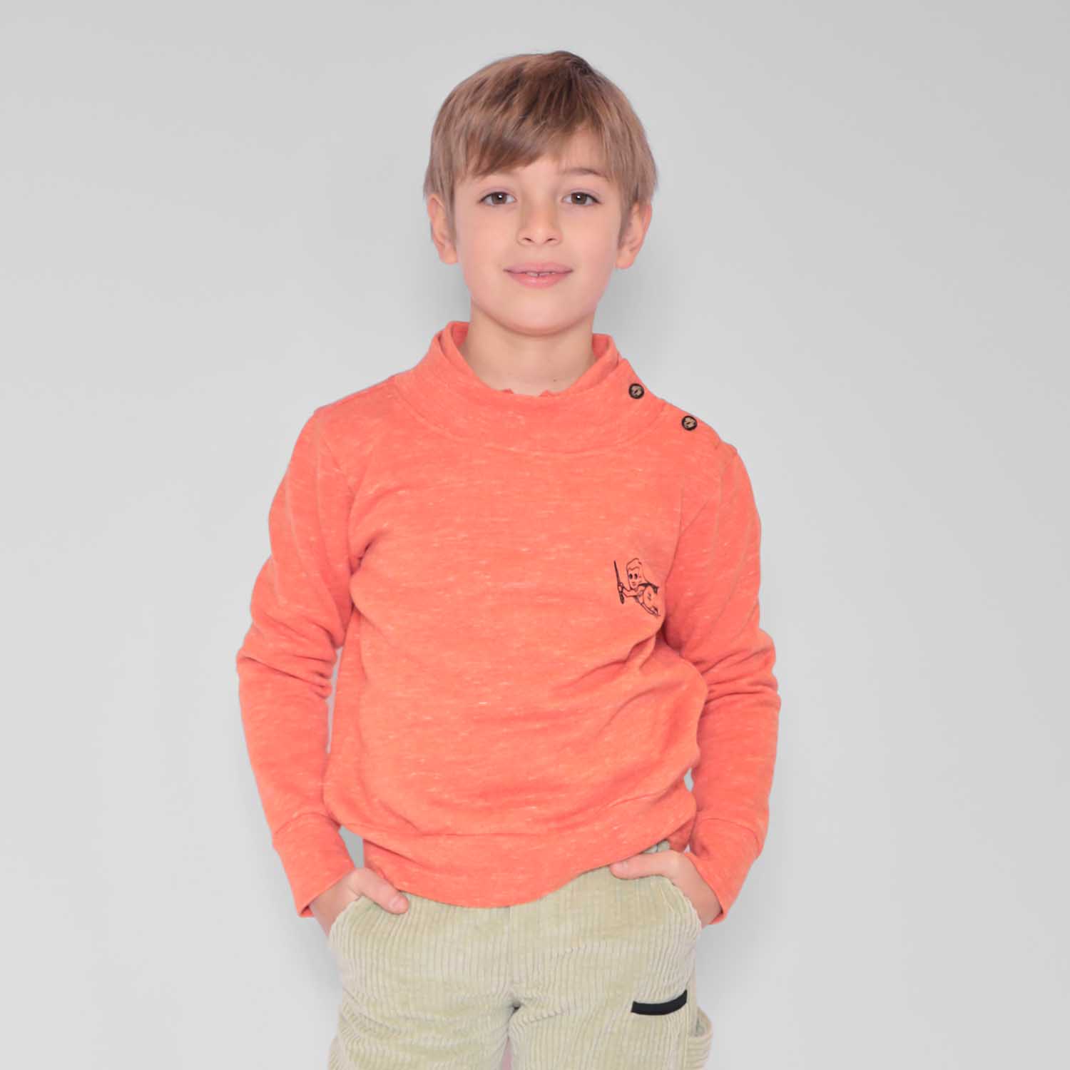 Orange Kids Sweatshirt