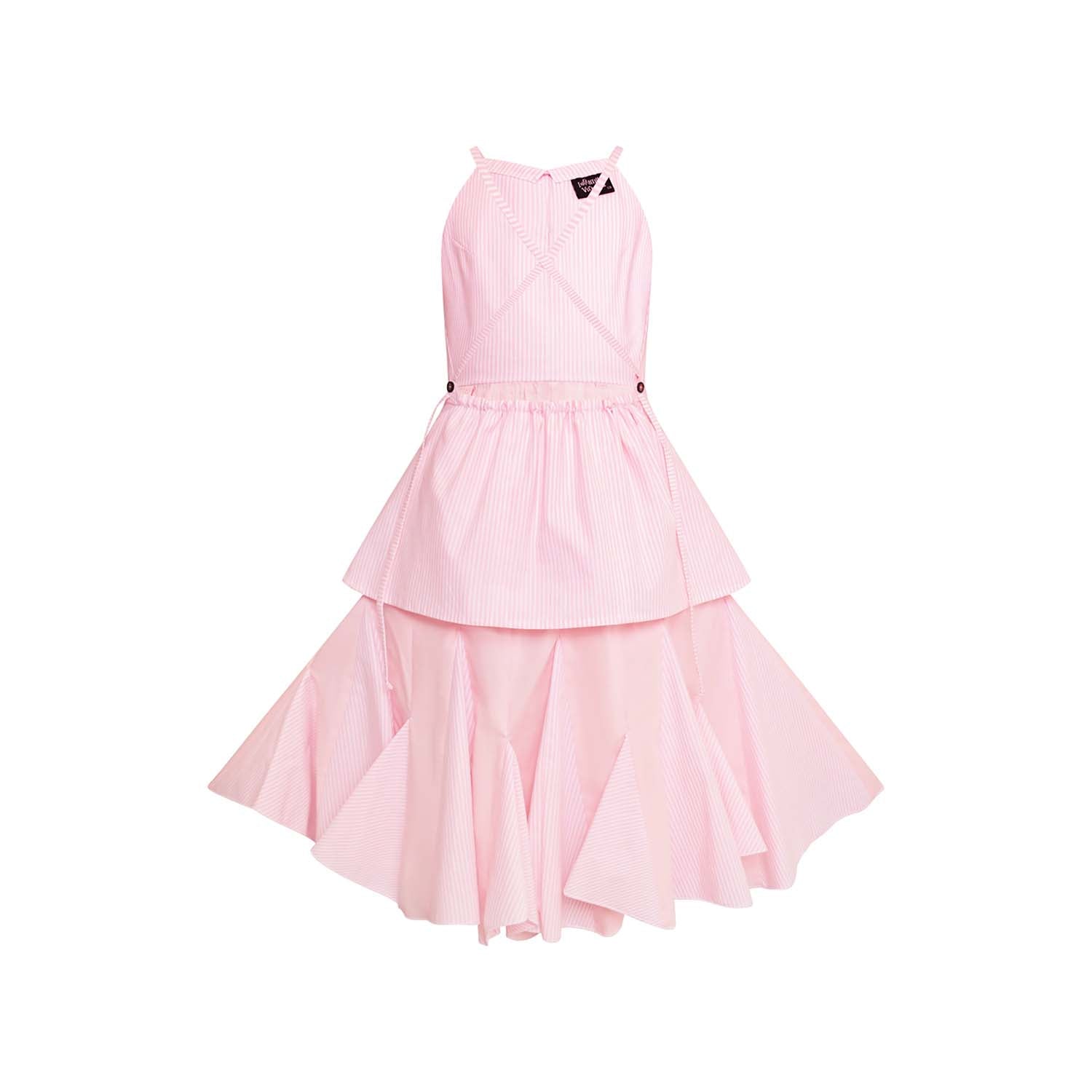 Zero Waste Pink Flower Girl Dress
