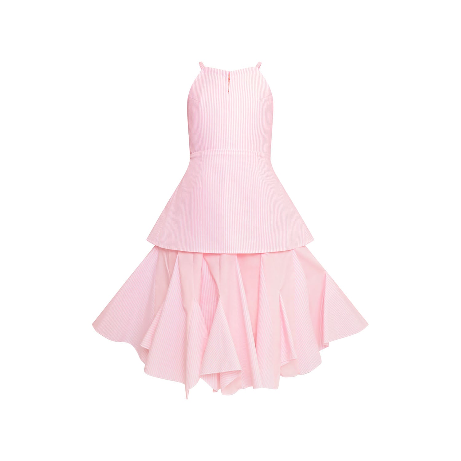 Rosa Blumenmädchenkleid