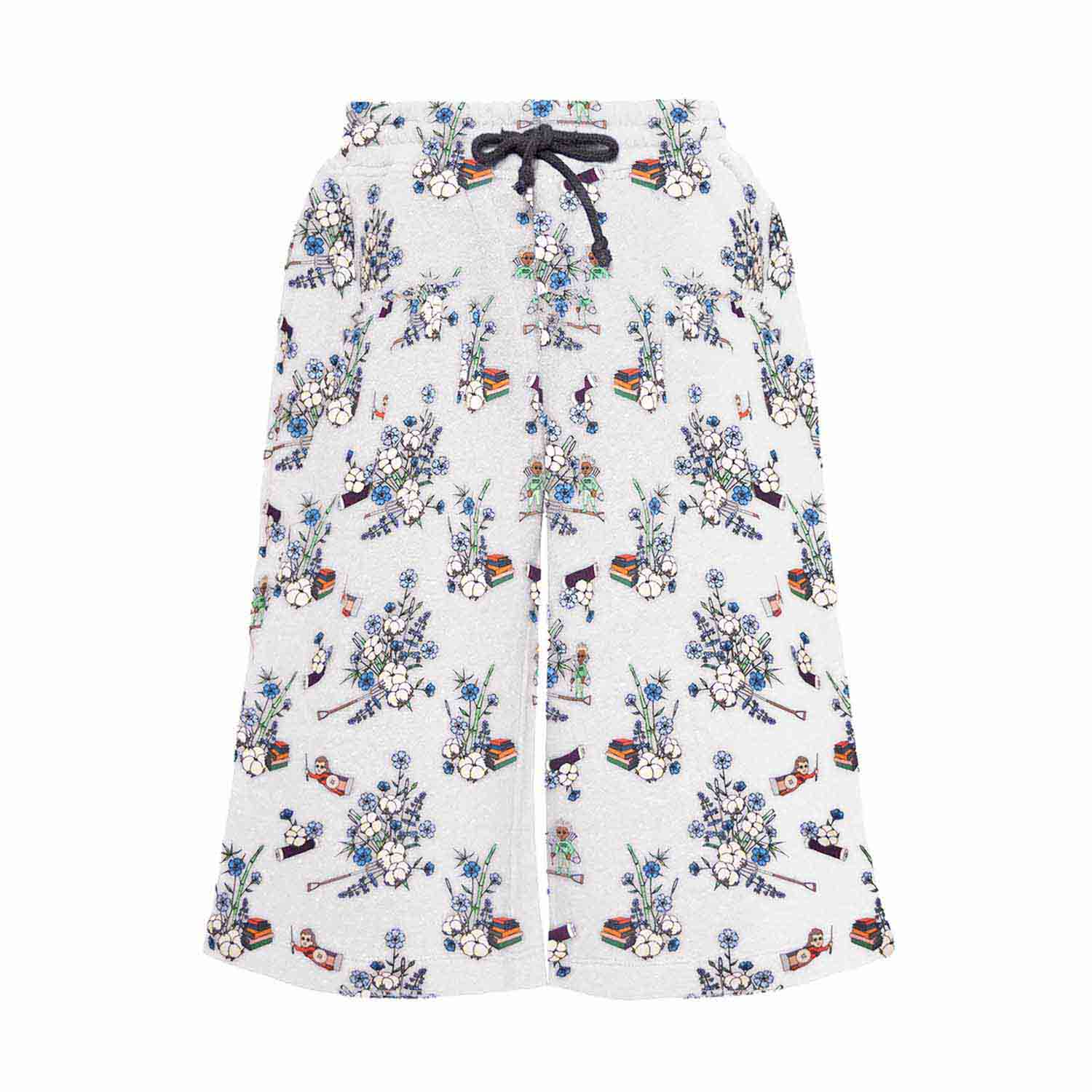 Shorts für Mädchen und Jungen mit weißem Aufdruck
