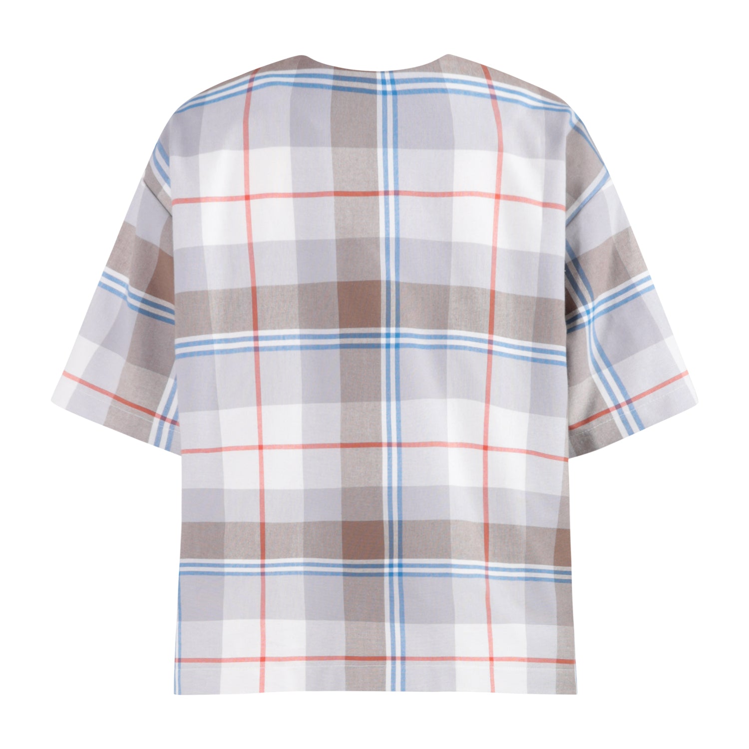 The Woven T-Shirt — Morgado Plaid