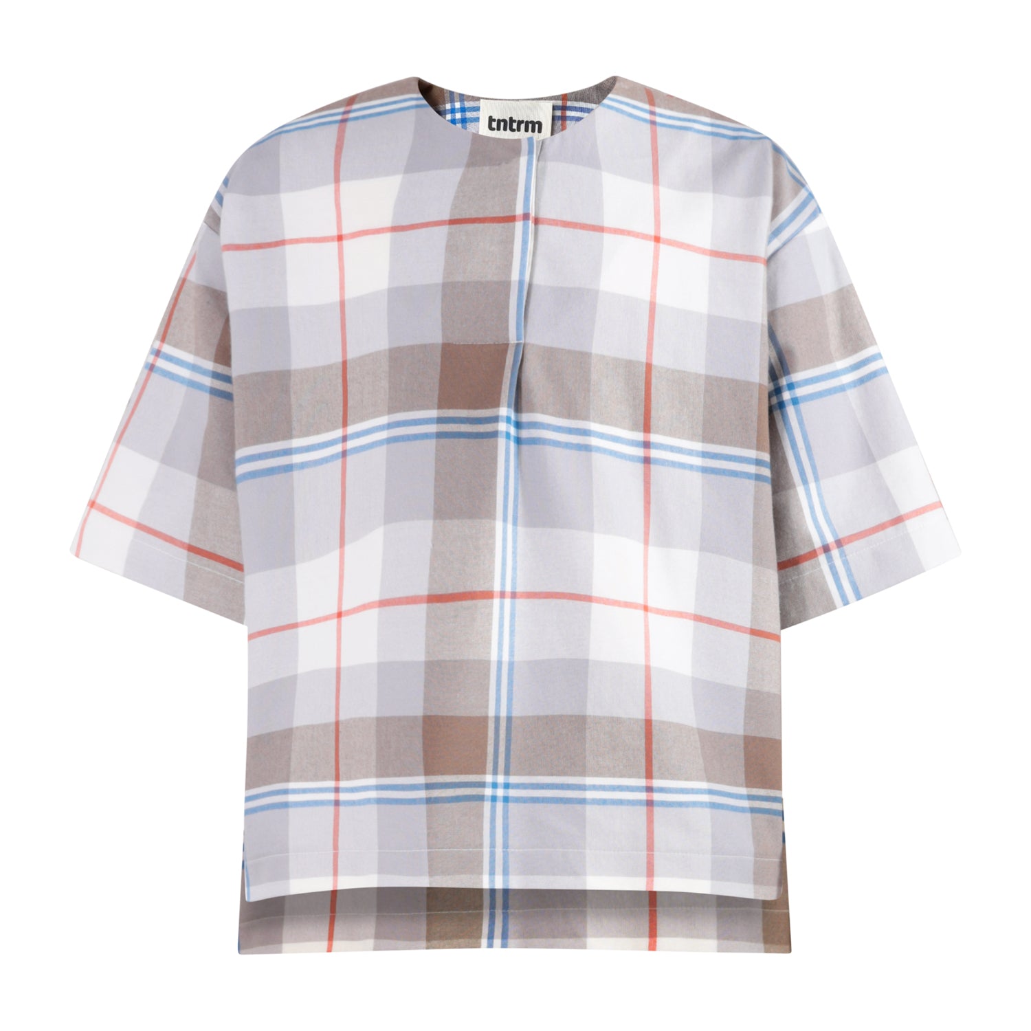 The Woven T-Shirt — Morgado Plaid