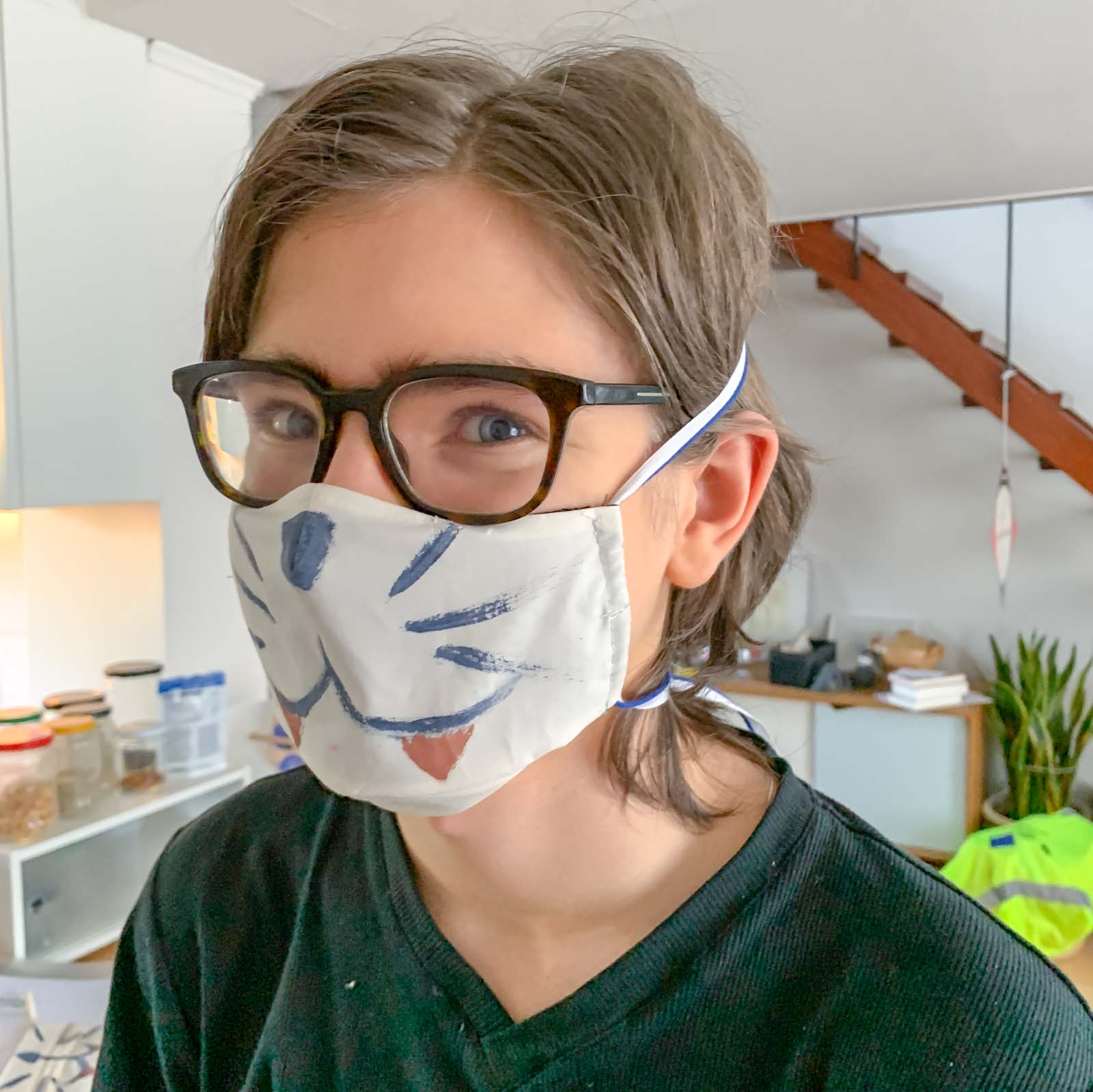 Multisize patroon voor gezichtsmasker van Dinie