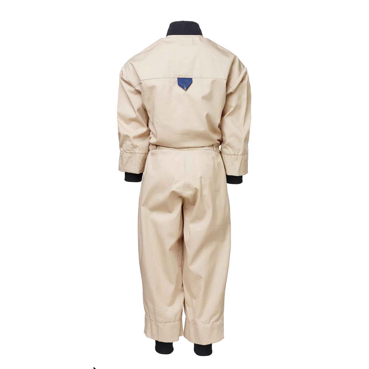 Beige Cotton Kids Overall