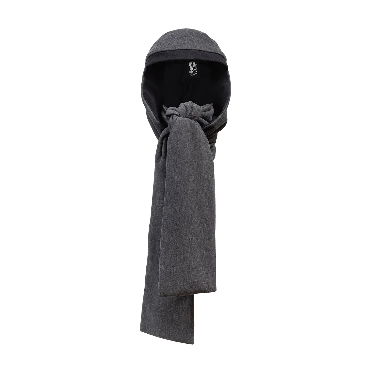 Grey Scarf-Hat