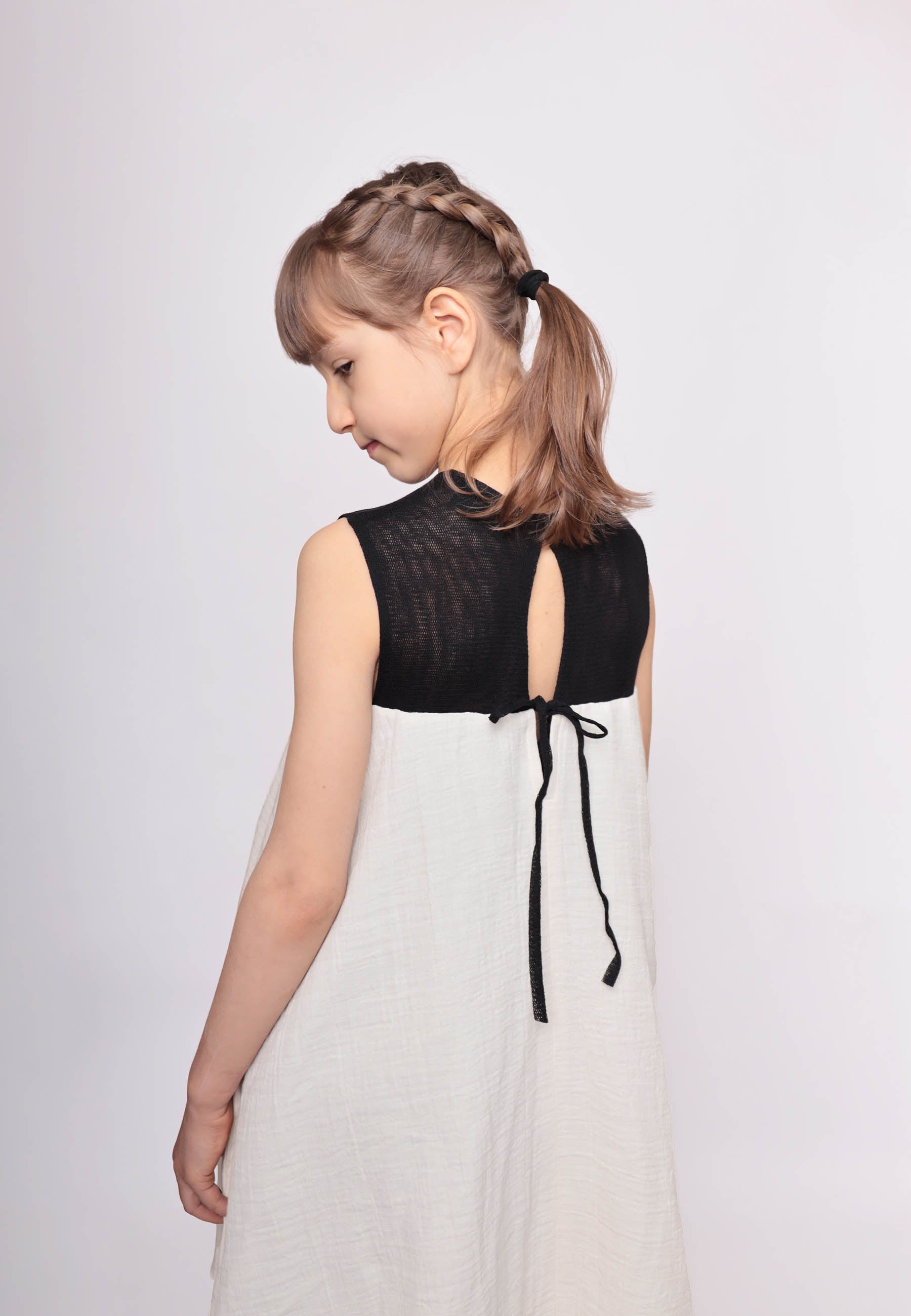 Weißen Baby Doll Dress für Mädchen