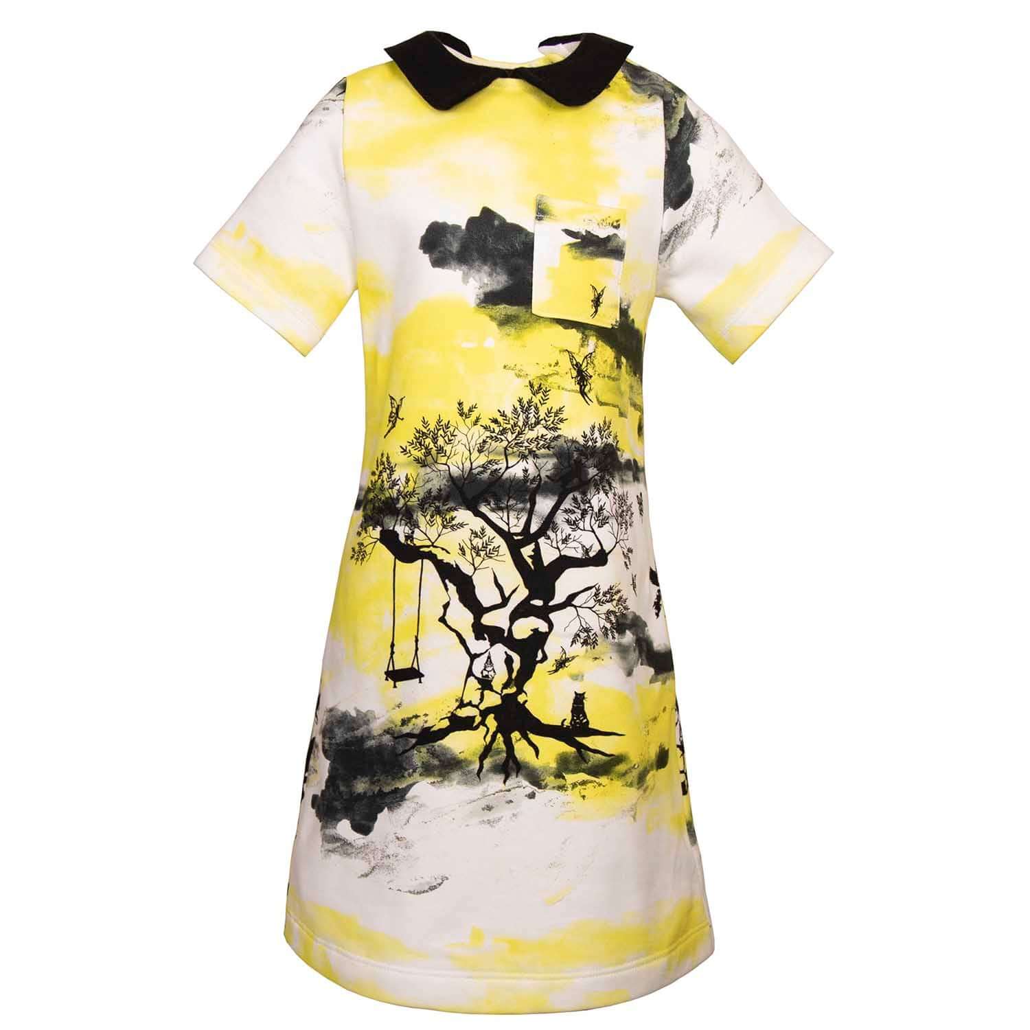 Kids A-line Dress with Print