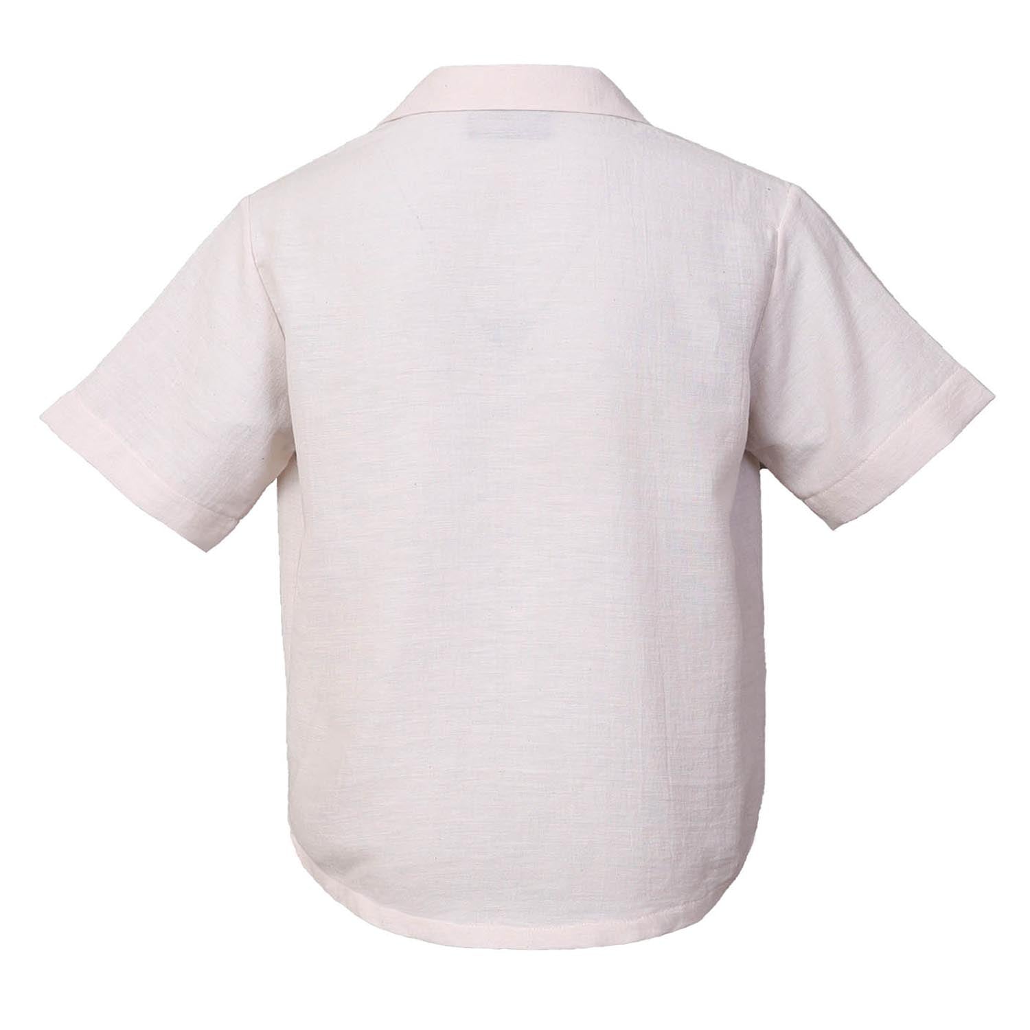 Kids Shirt in Cream Weganool Vegan Cashmere