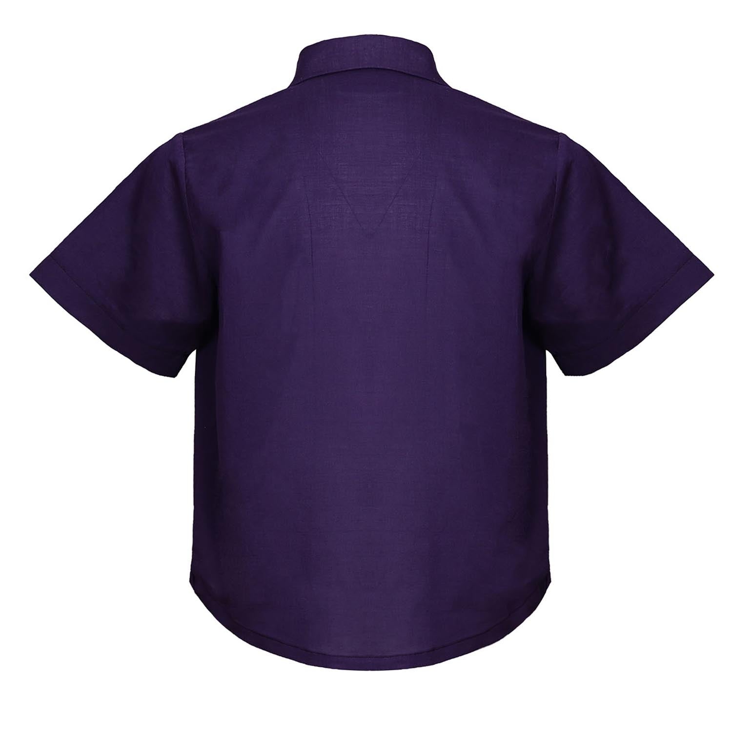 Kids Short-sleeved Shirt in Purple