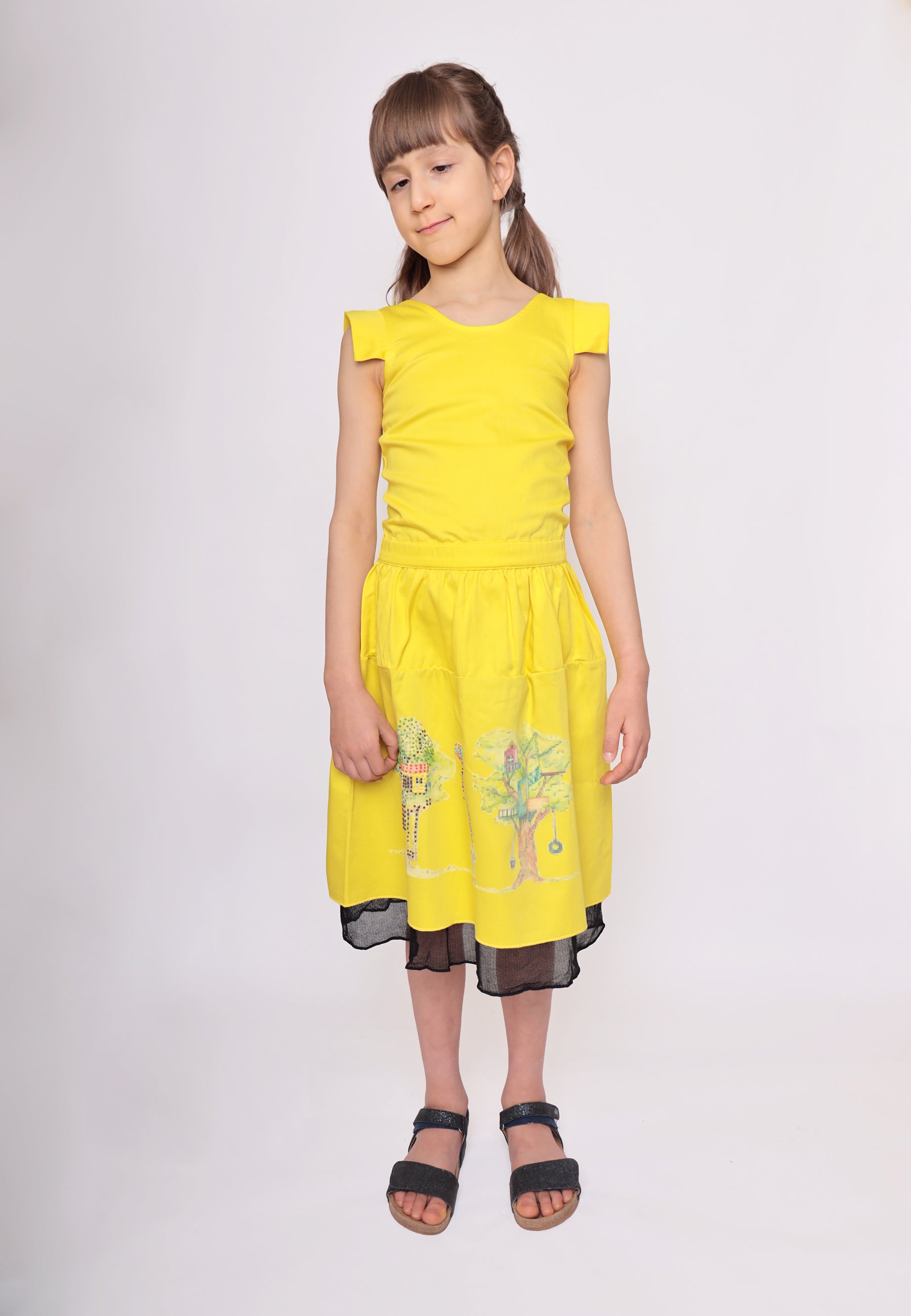 CANOPY SUNDRESS Kleid für Babys aus Bio-Baumwolle