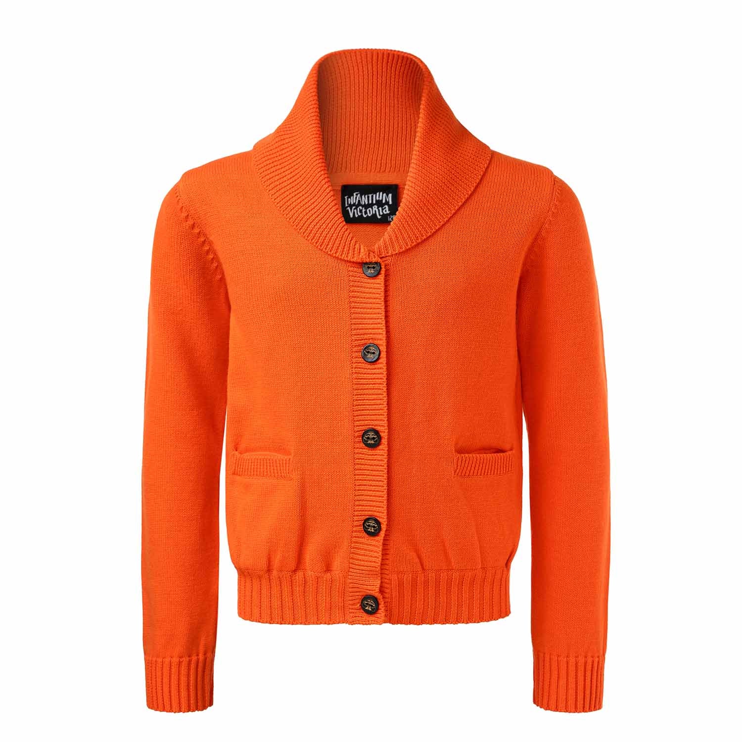 Orange Girls and Boys Cardigan