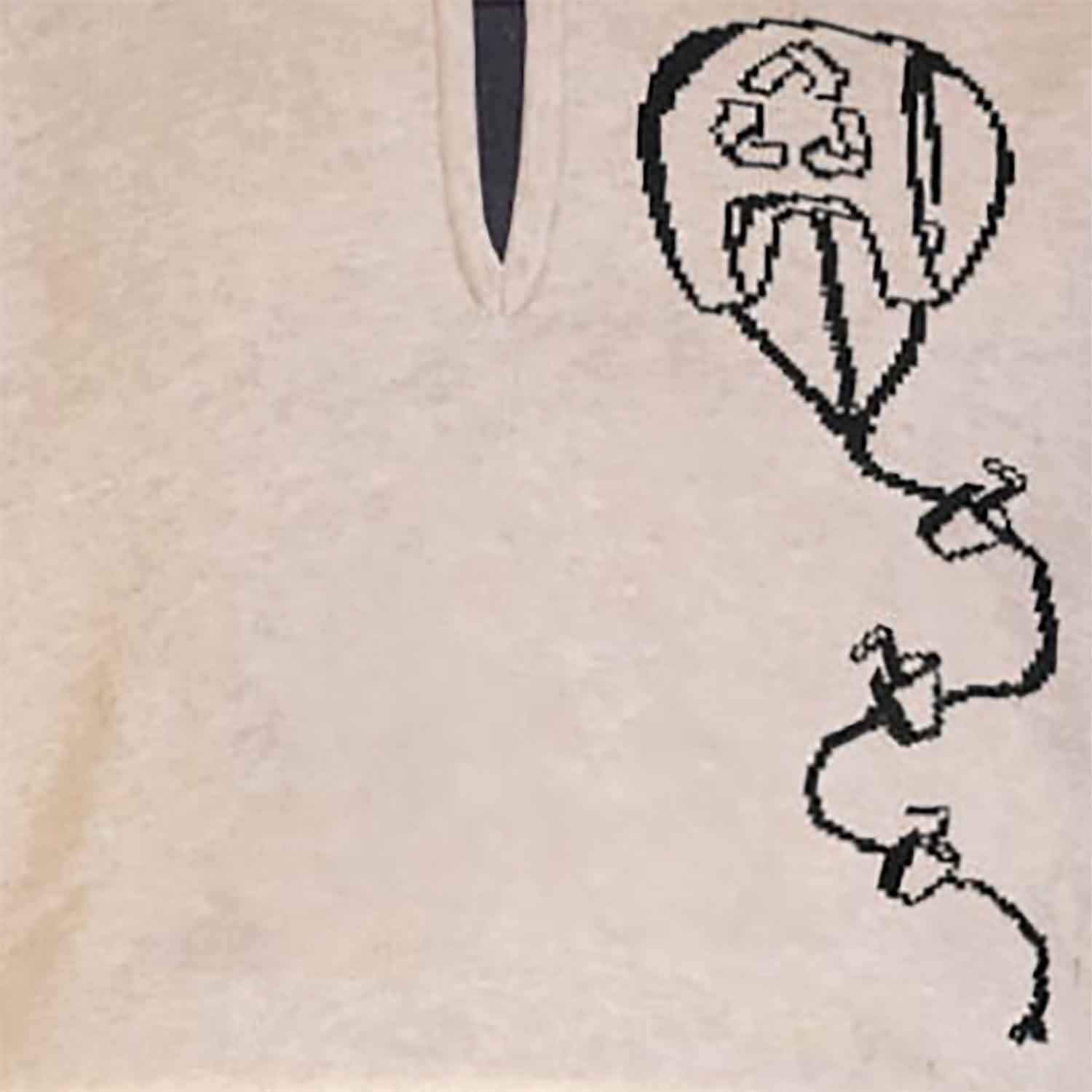 Beige trui met vlieger voor kinderen