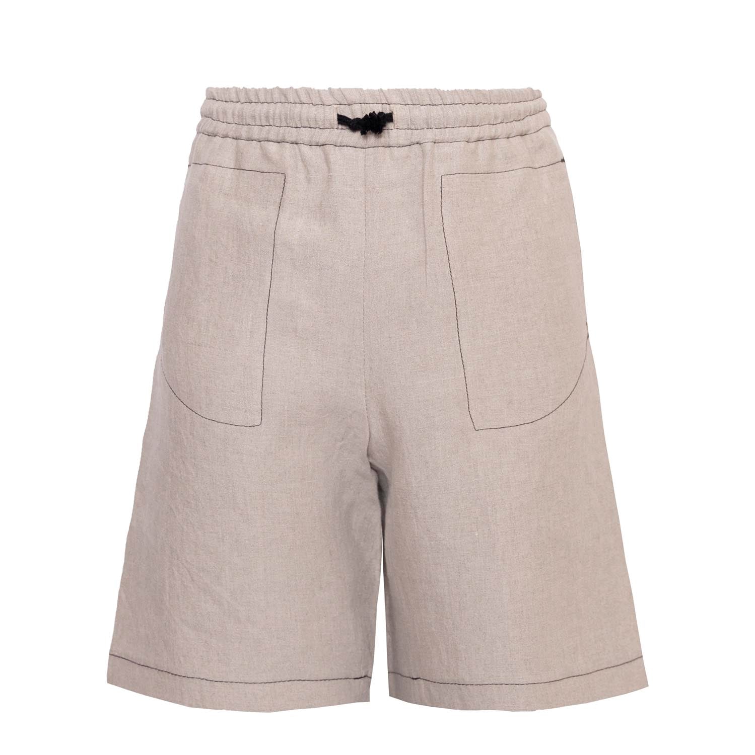 Korallenrote Jersey-Shorts