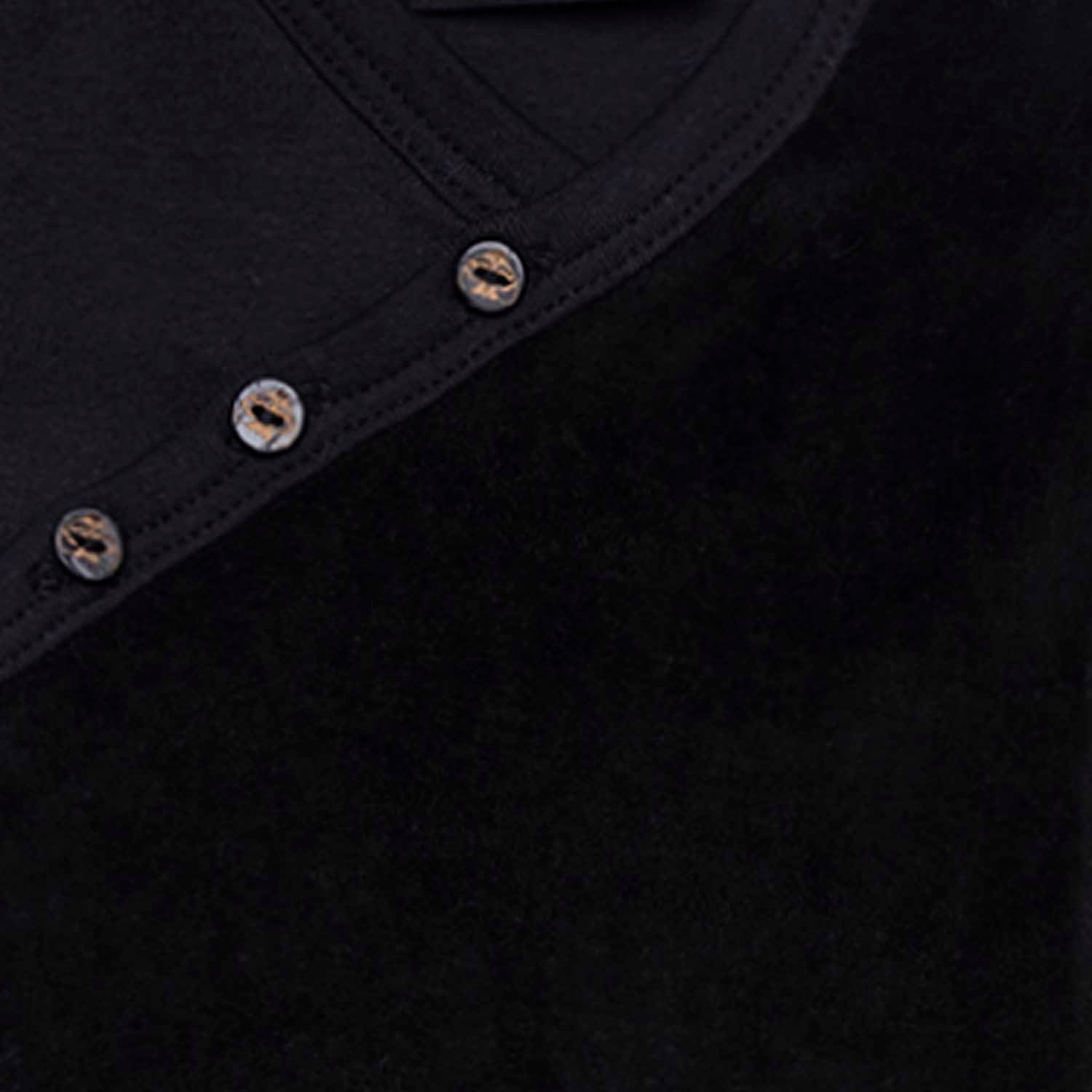 Black Baby Onesie with Velvet Detail