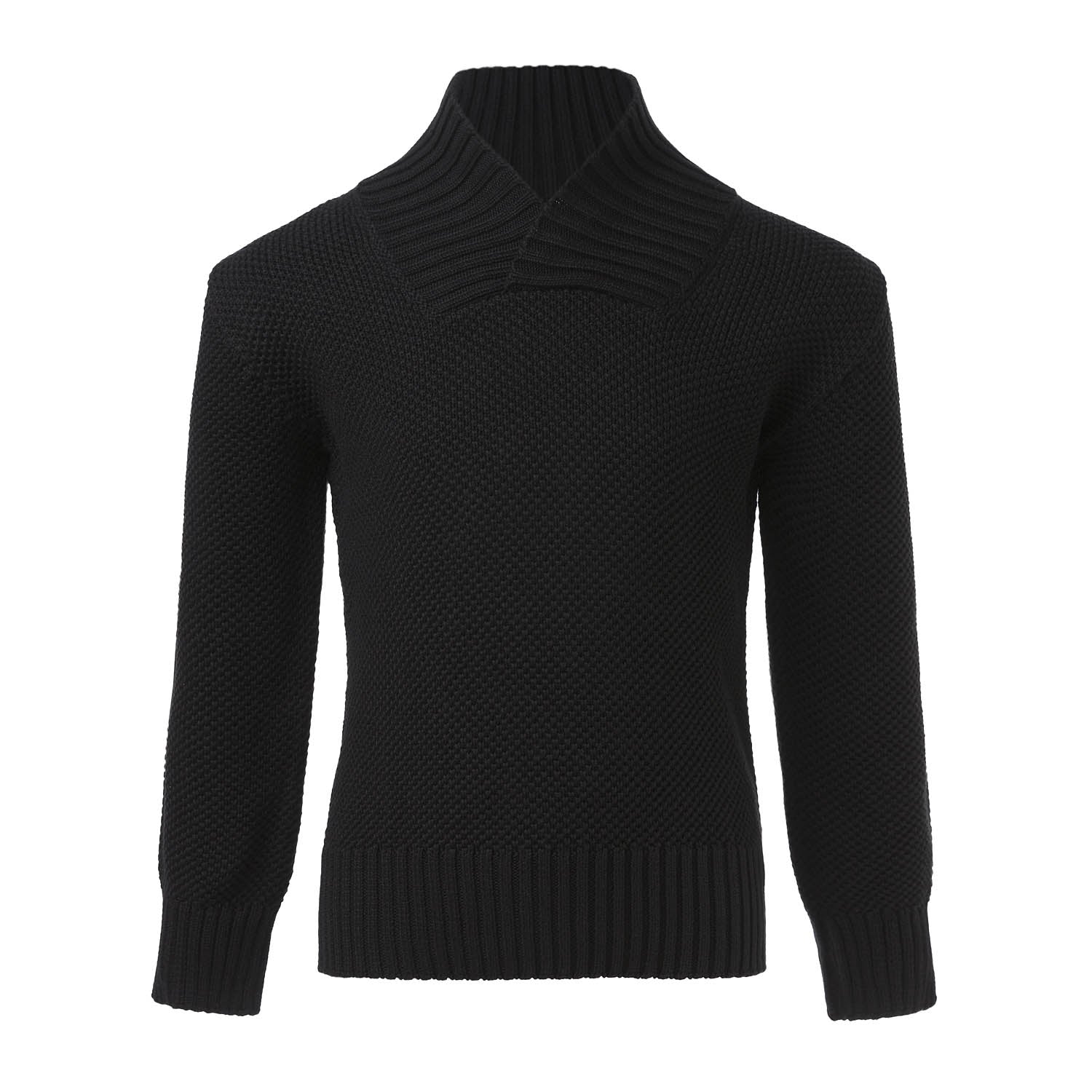 Knitted Black Sweater