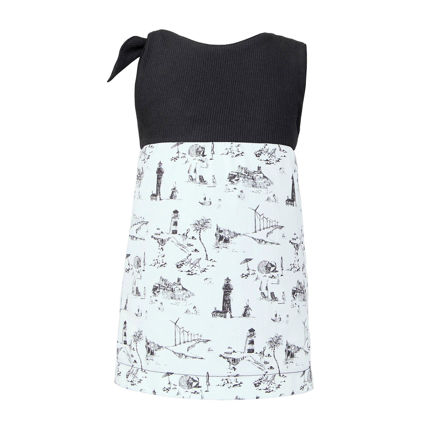 Baby Dress with Vintage Print