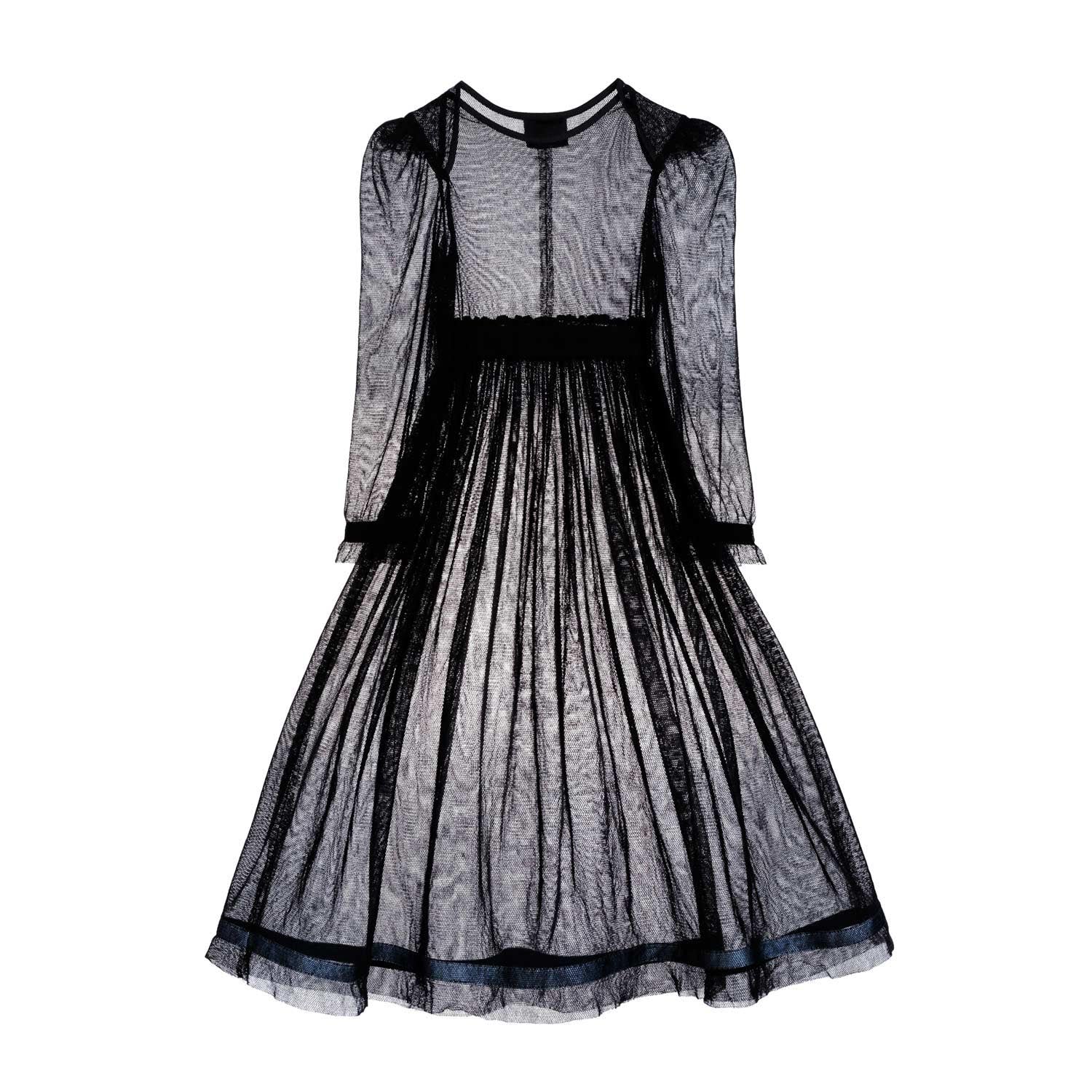 Girls Black Tulle Dress