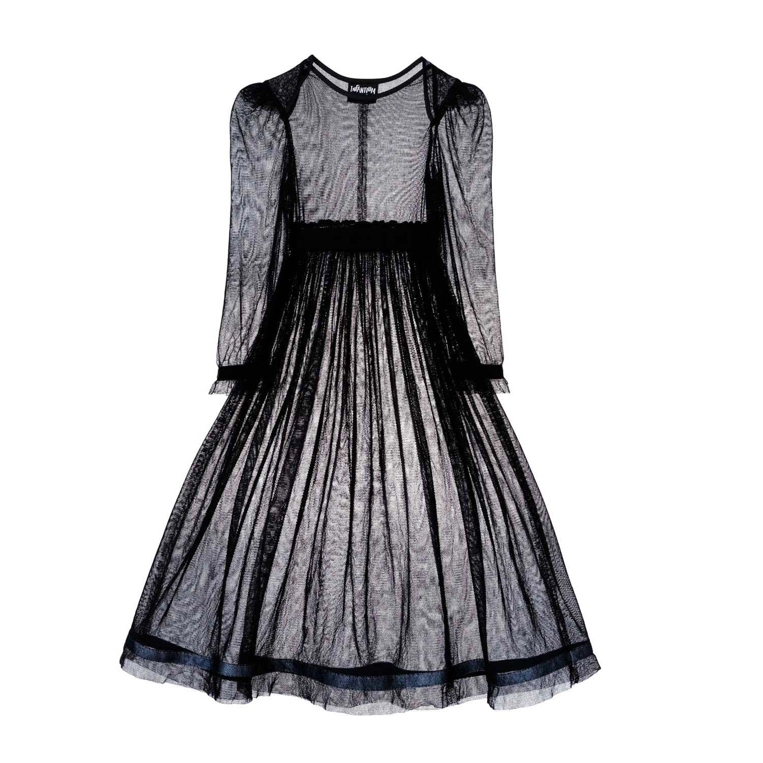 Girls Black Tulle Dress