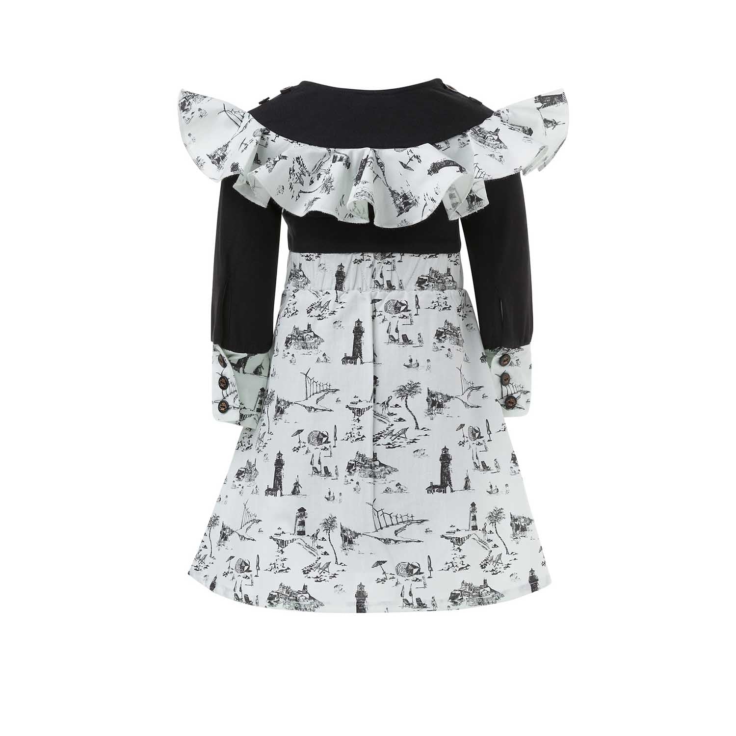 Girls' Vintage Frill Dress