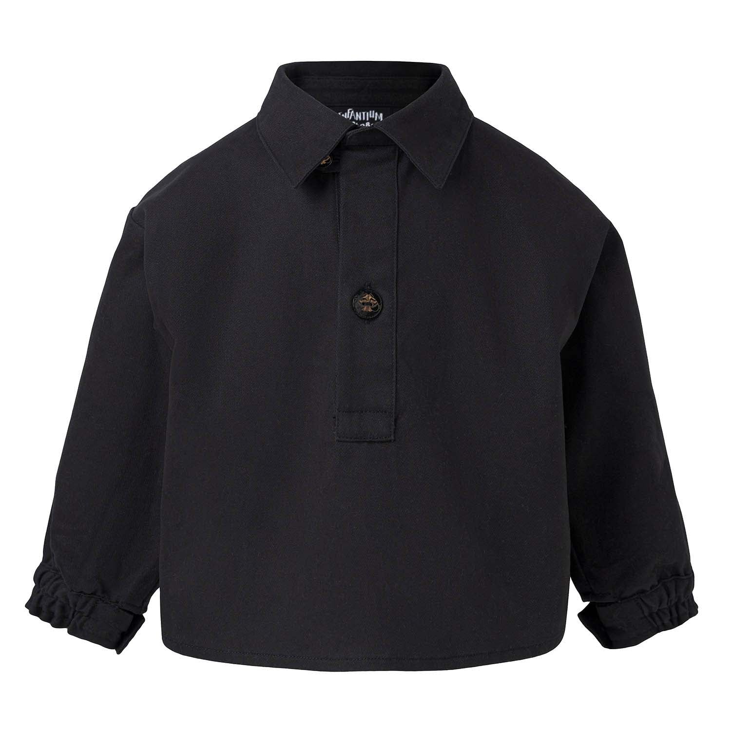 Baby Black Tunic with Panda Embroidery