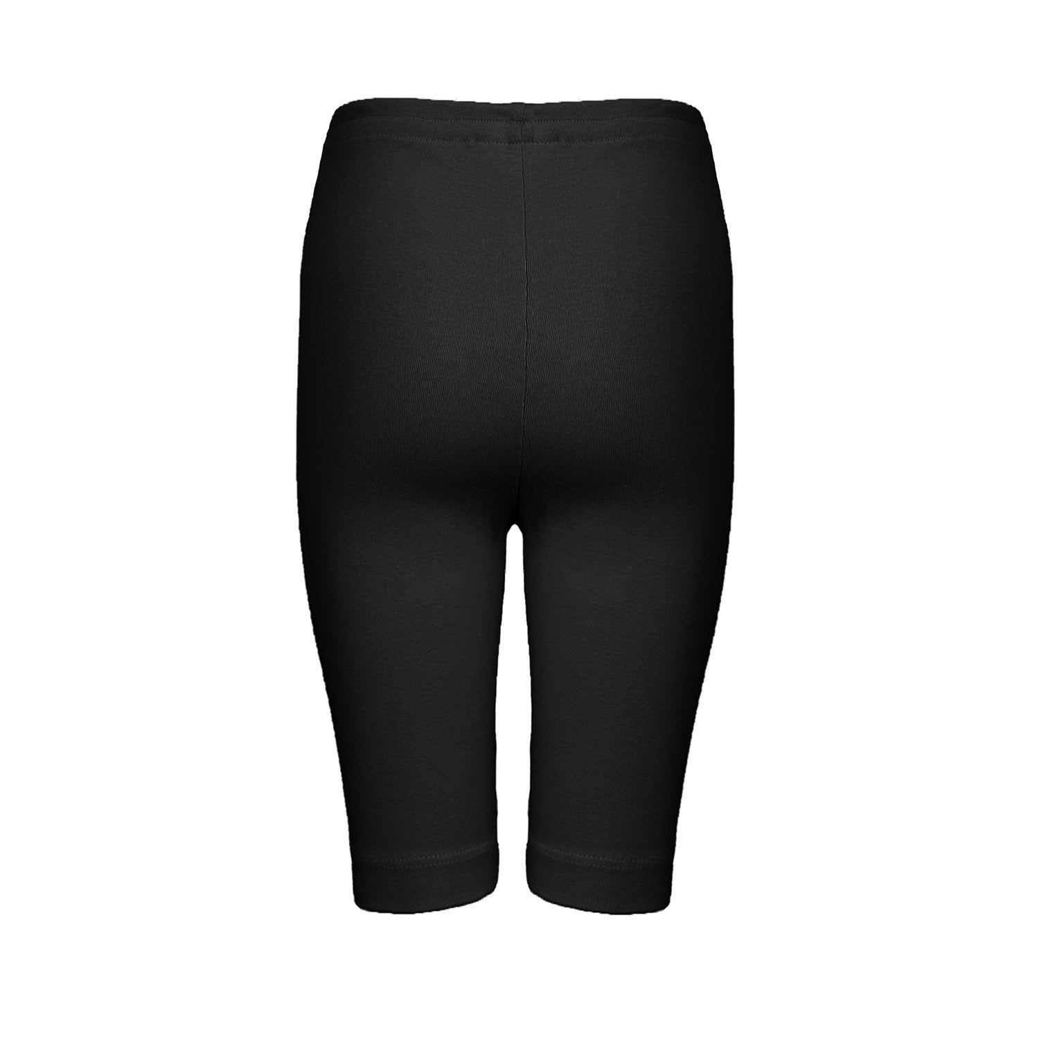 Black Jersey Boys and Girls Biker Shorts