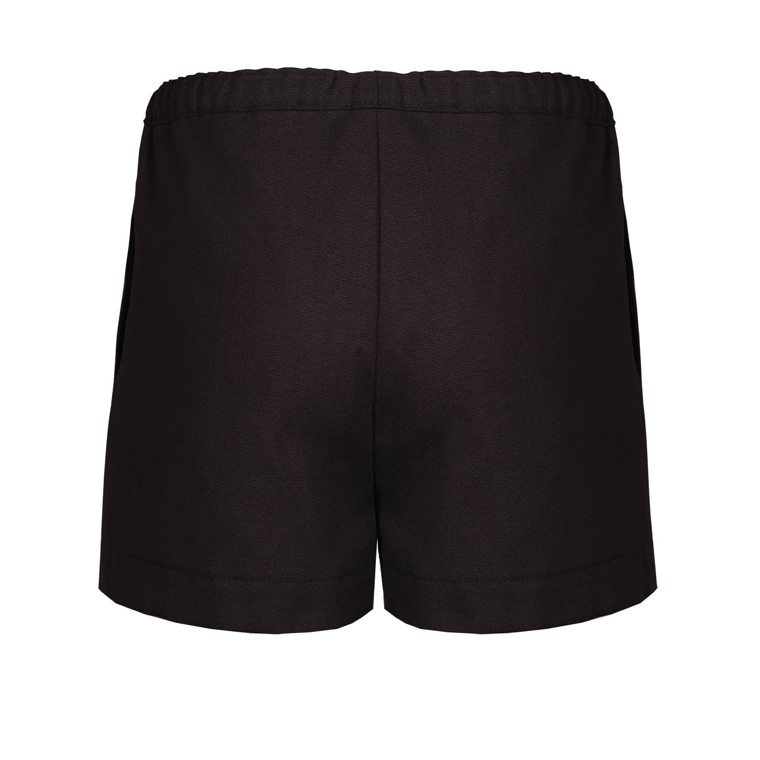 Black Canvas Shorts for Kids