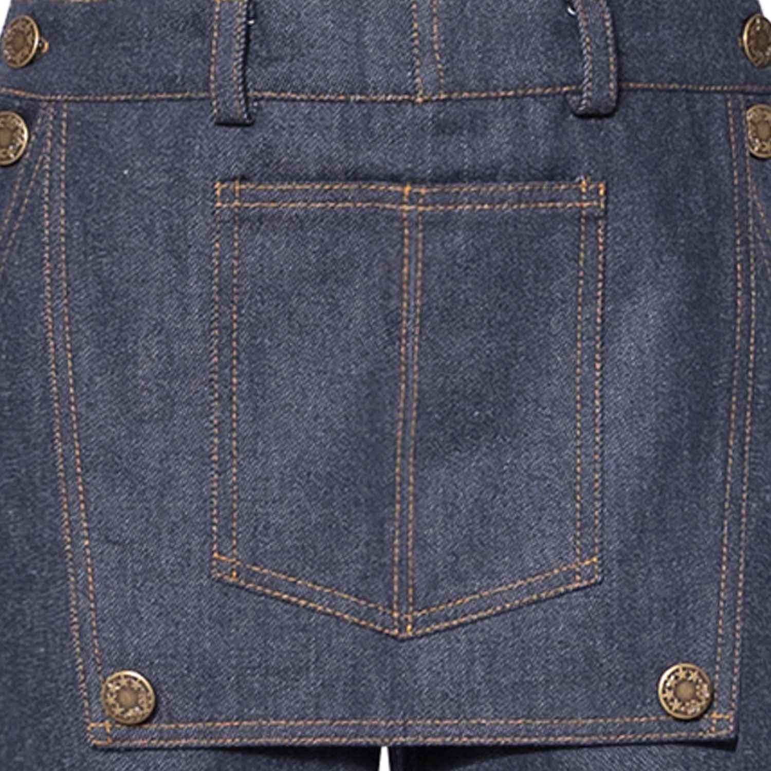 Girls Flare Jeans with Flap