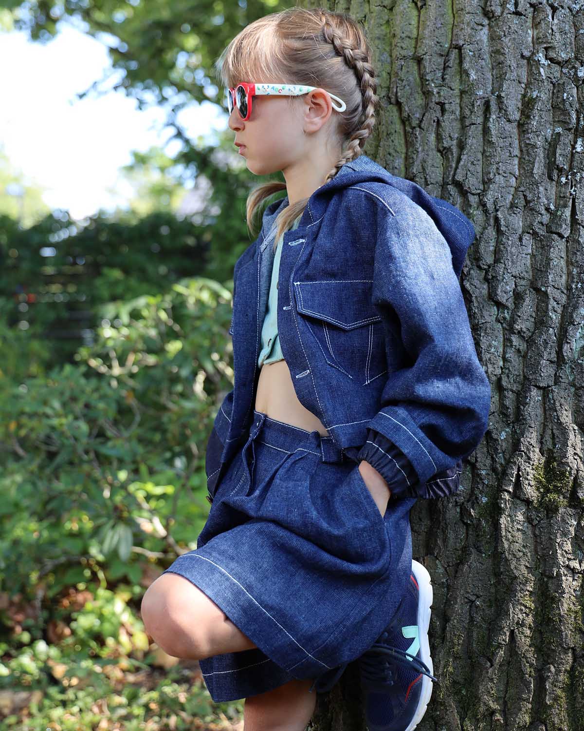 Denim culottes voor jongens en meisjes