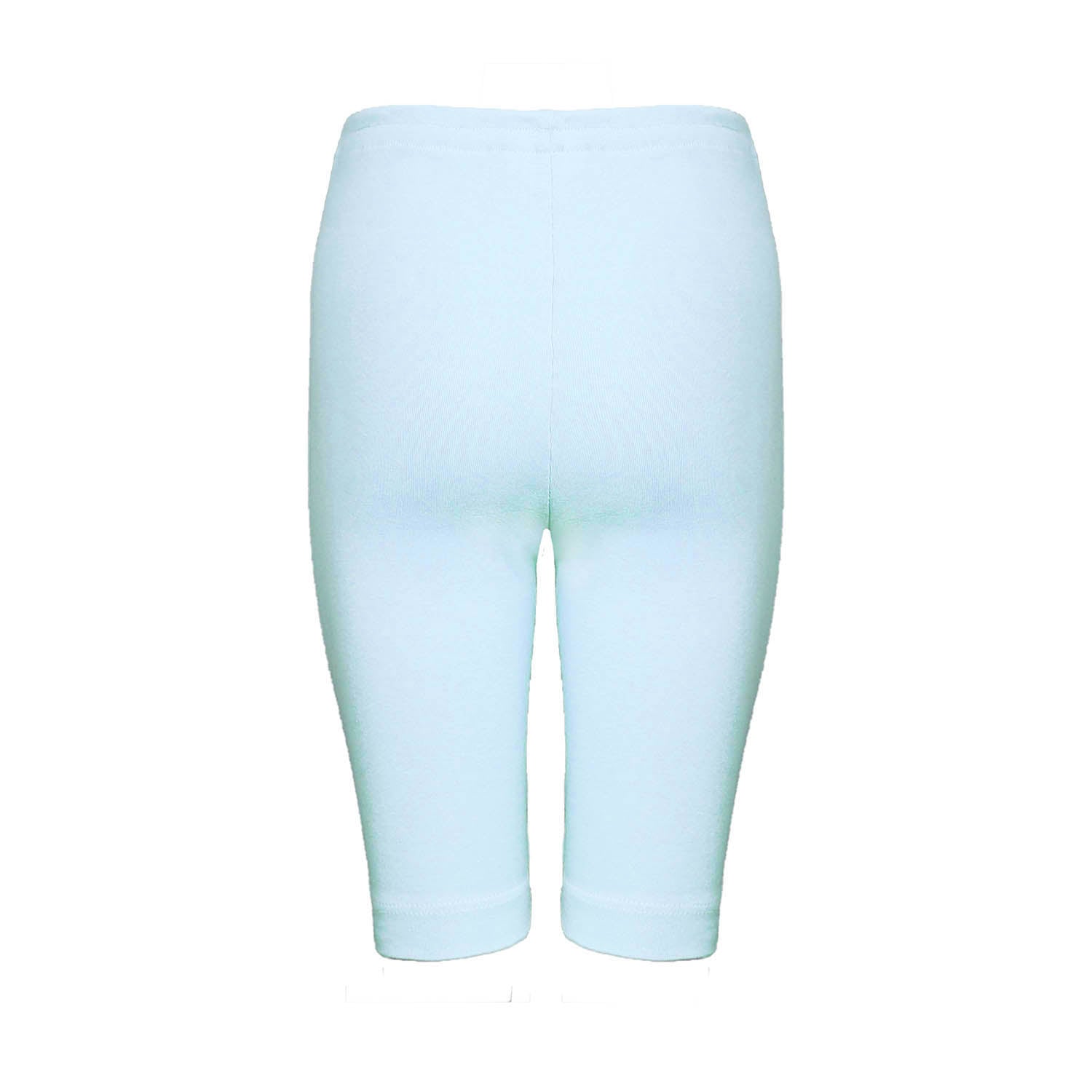 Boys and Girls Bike Shorts in Blue Jersey