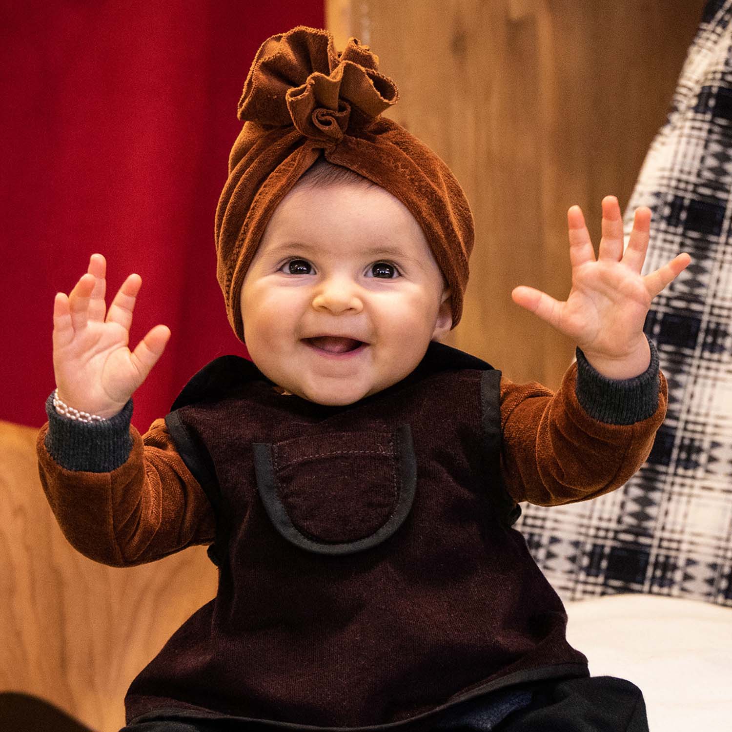 Copper Velvet Turban