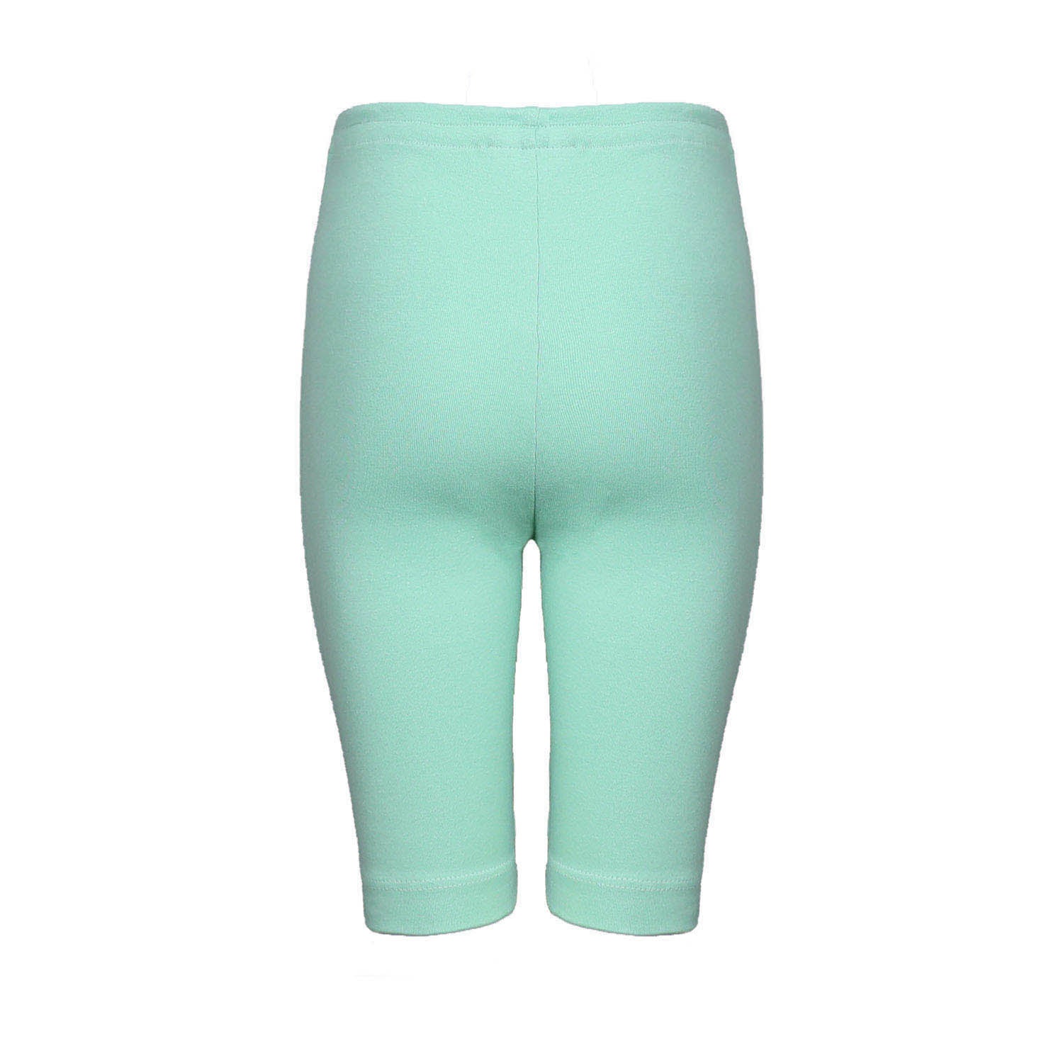 Kids' Green Shorts in Rib Jersey