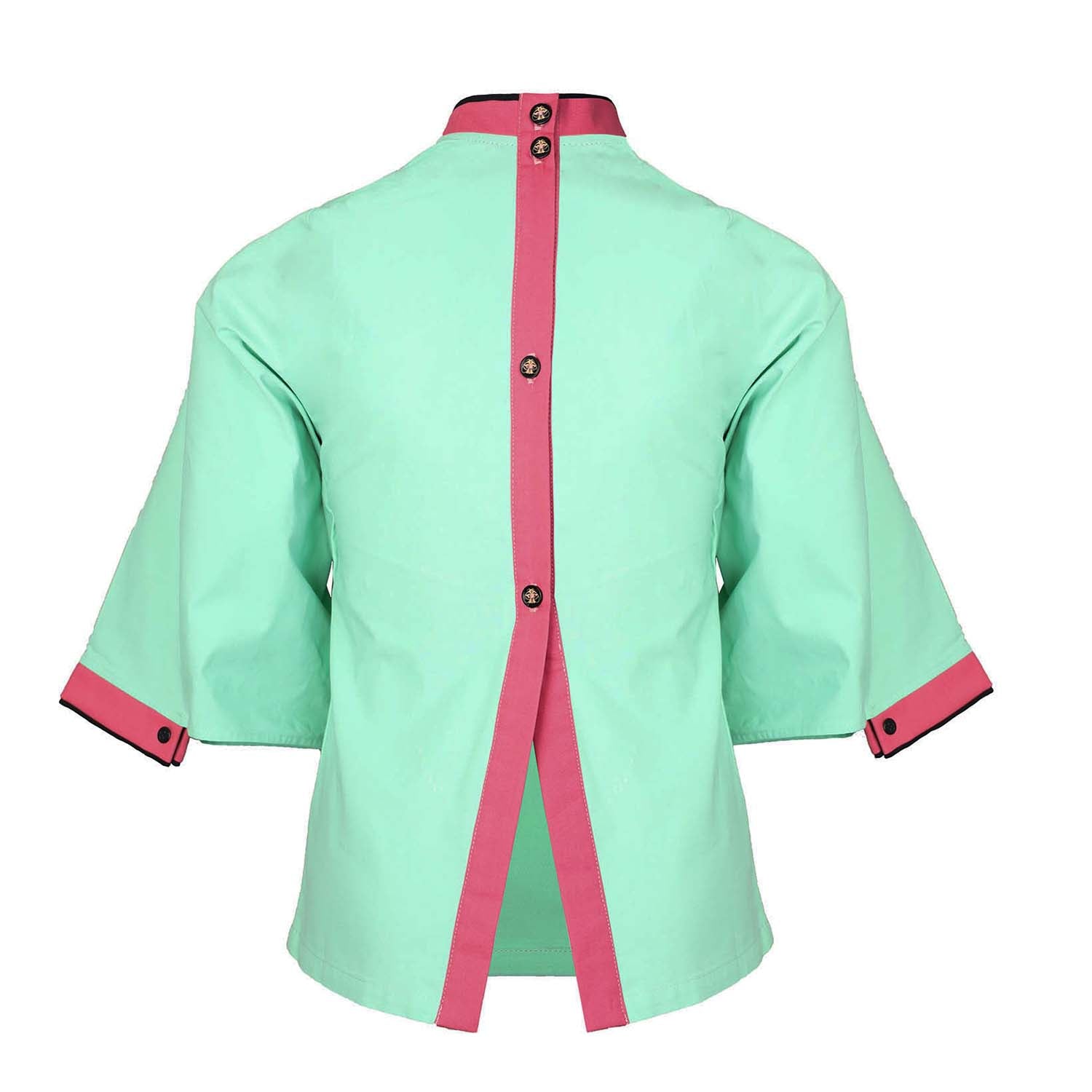 Kids' Kimono Shirt in Mint