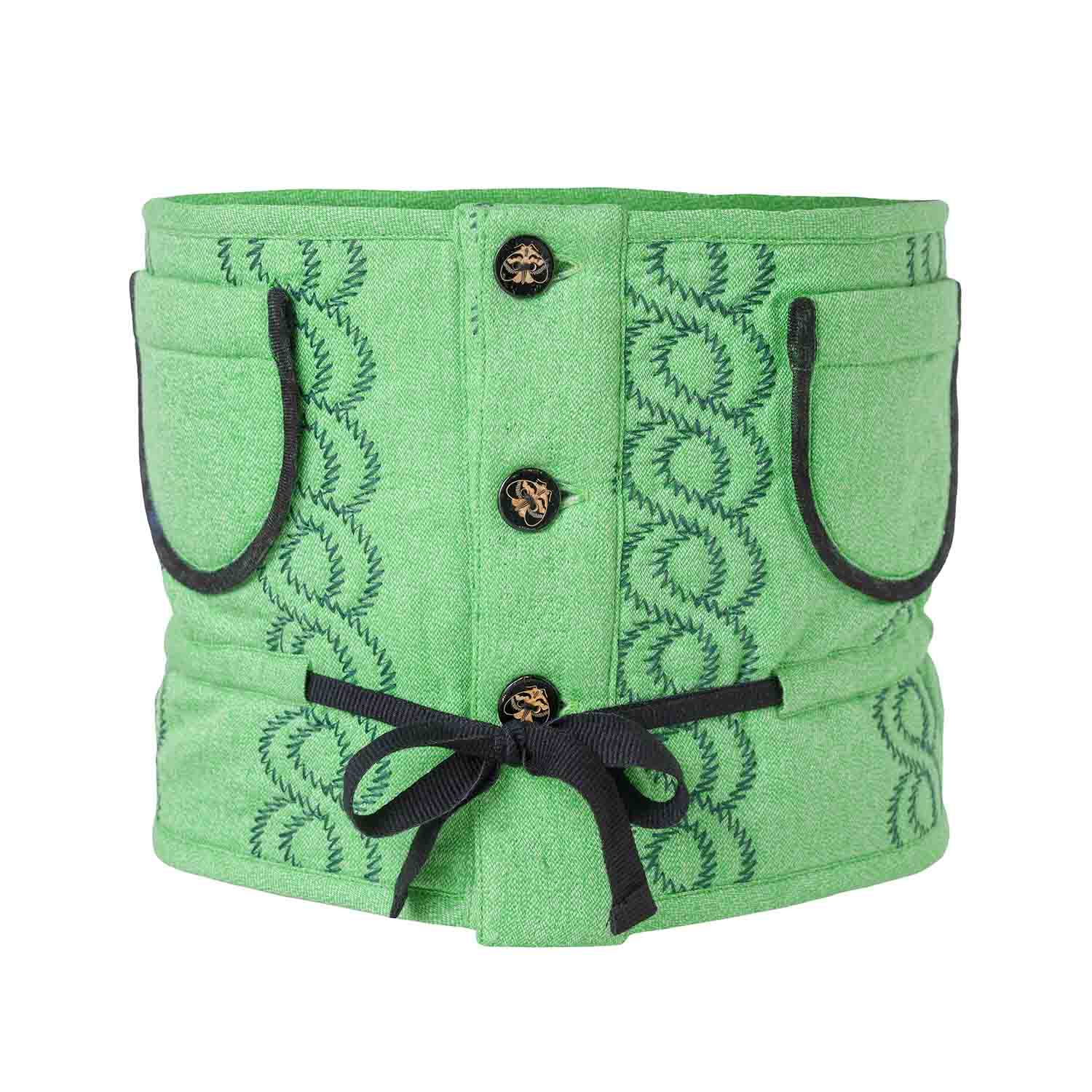 Grüne gepolsterte Weste