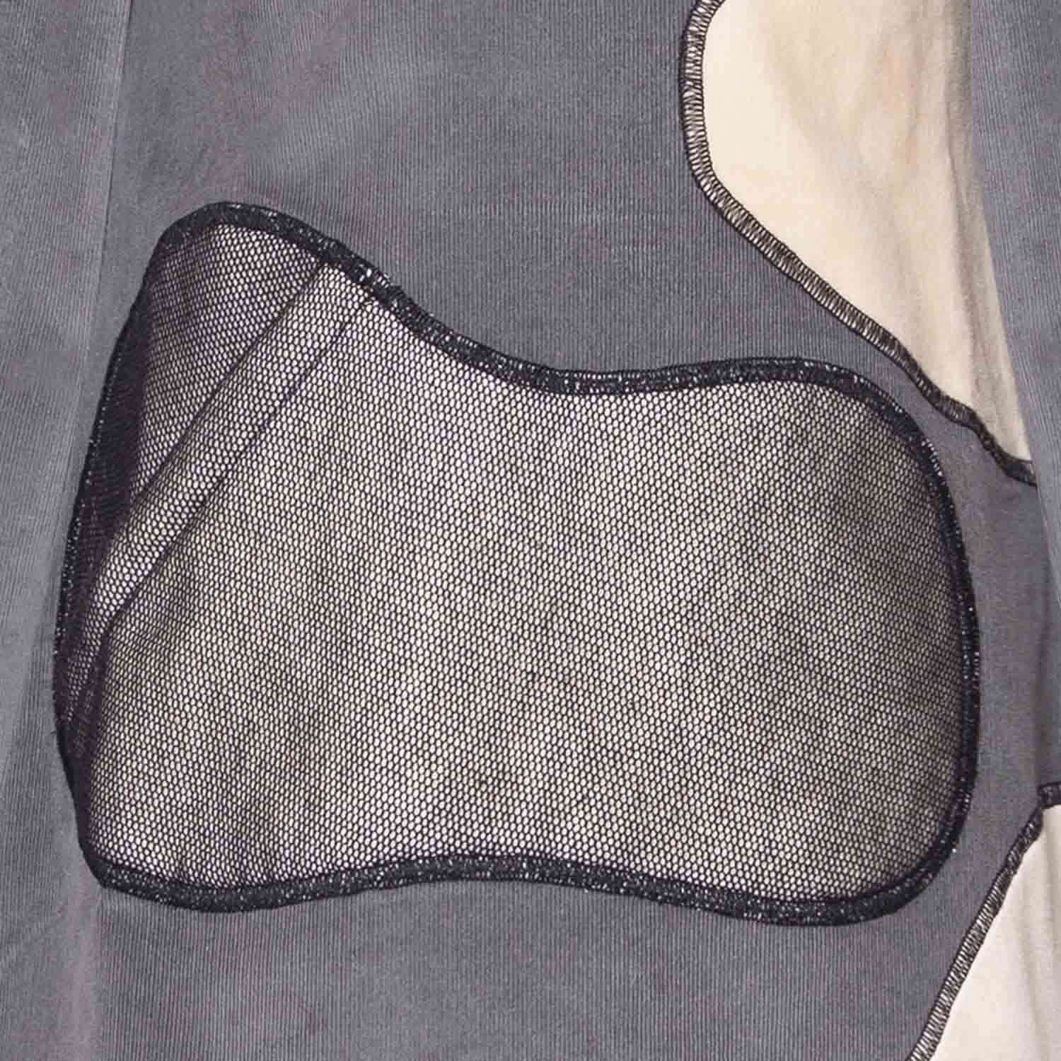 Graues A-Linien-Kleid aus Samt für Kinder