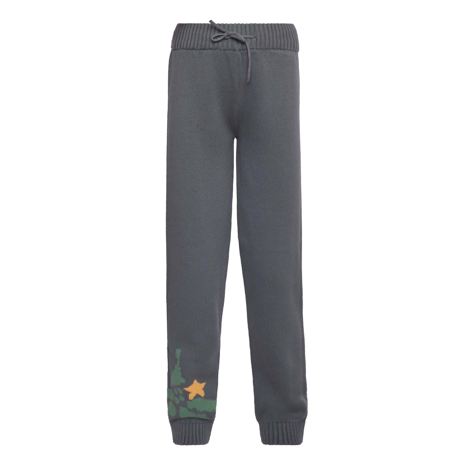 Grey Boys Christmas Leggings