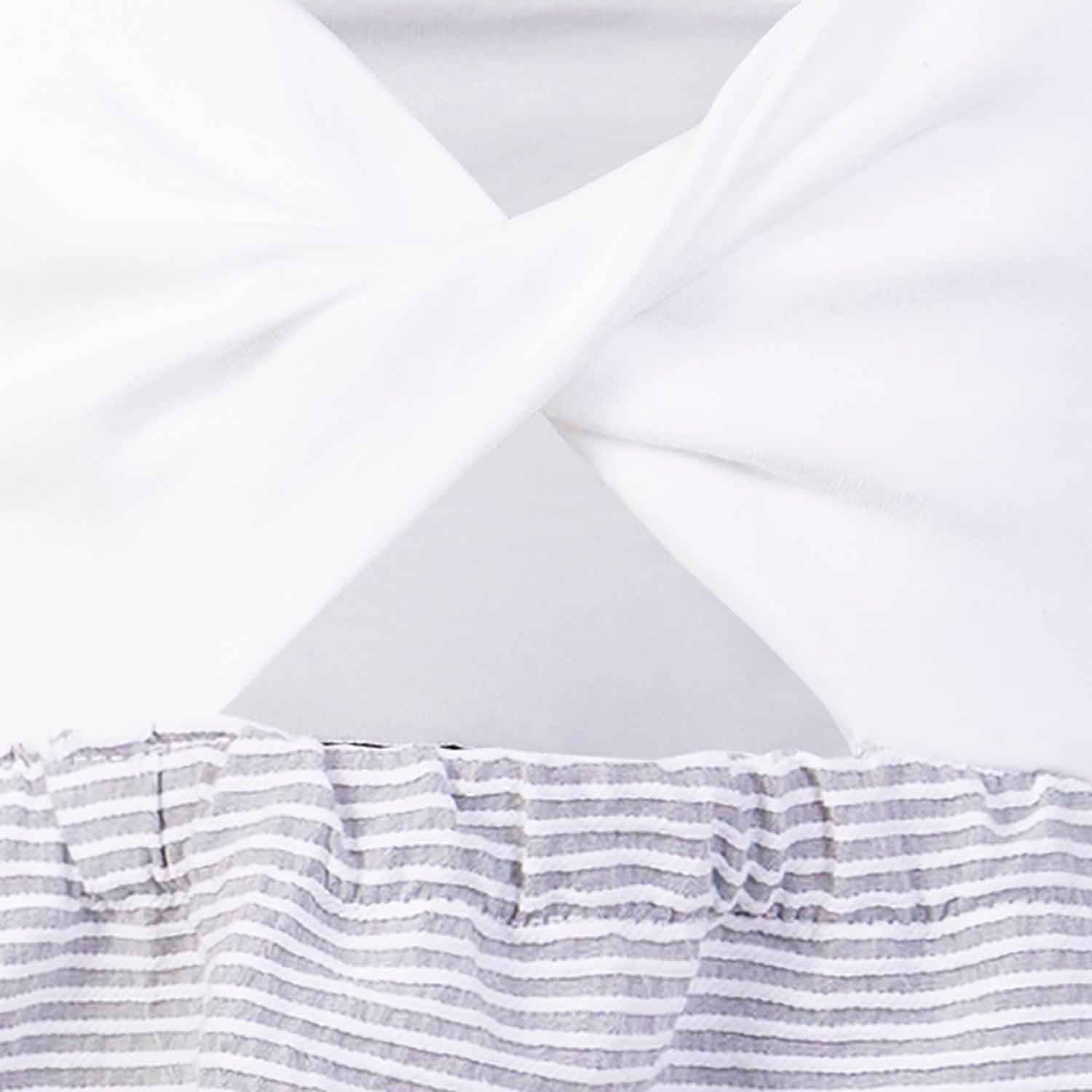 Girls Striped Strap Dress