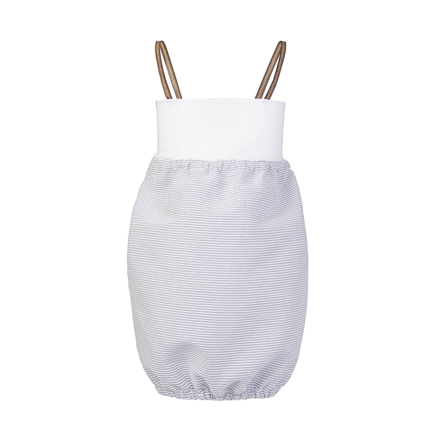 Girls Striped Strap Dress