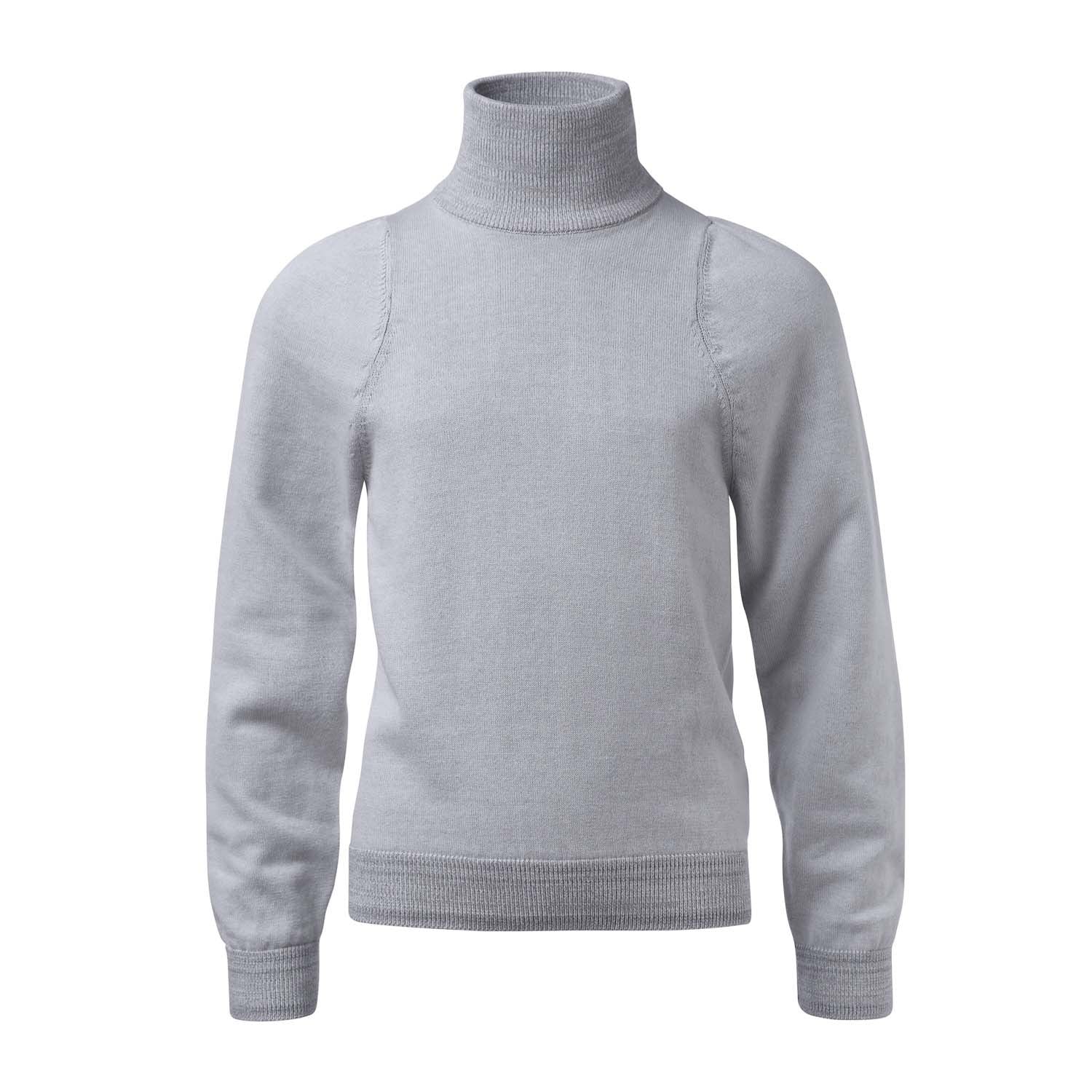 Kids' Light Grey Turtleneck
