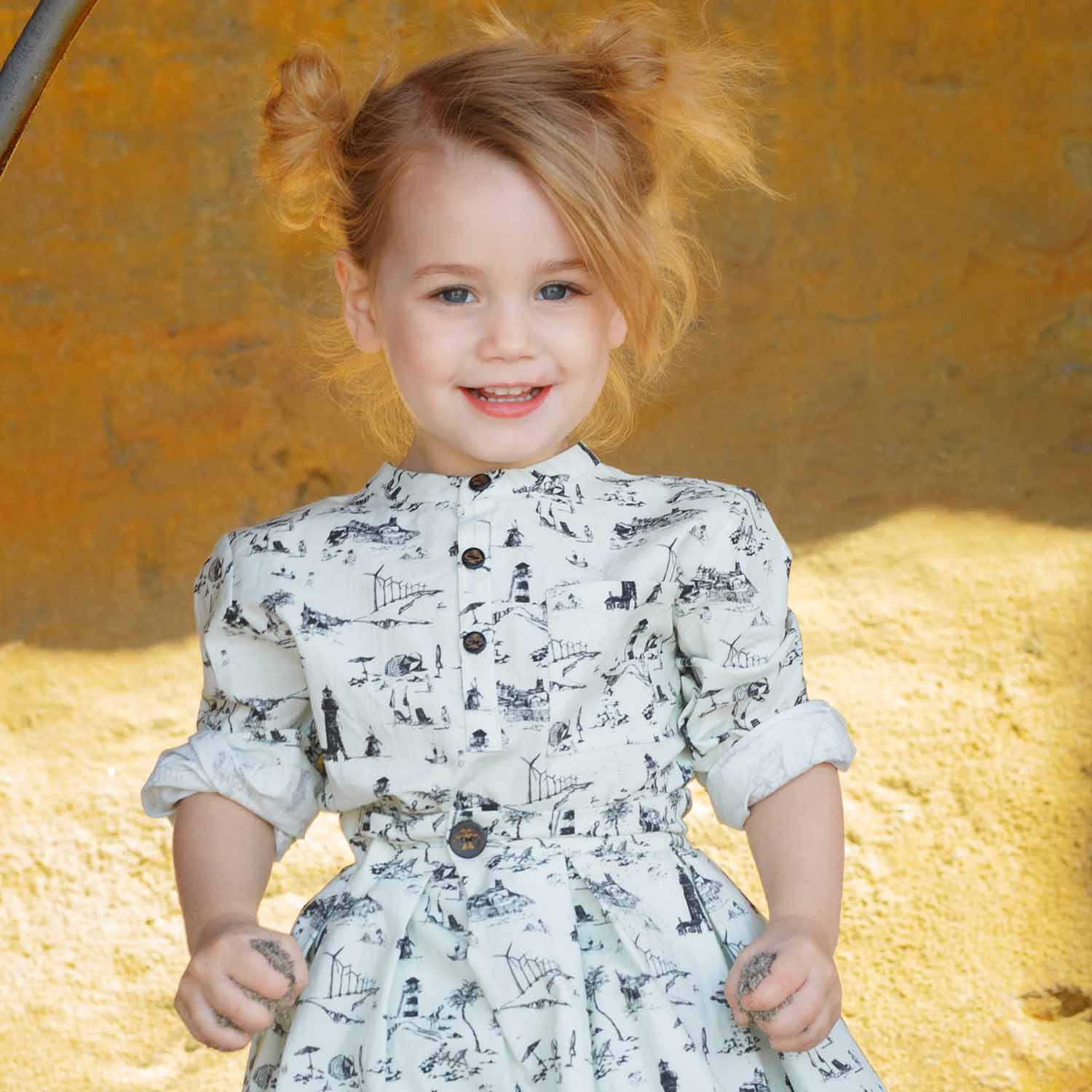 Baby Shirt with Vintage Print