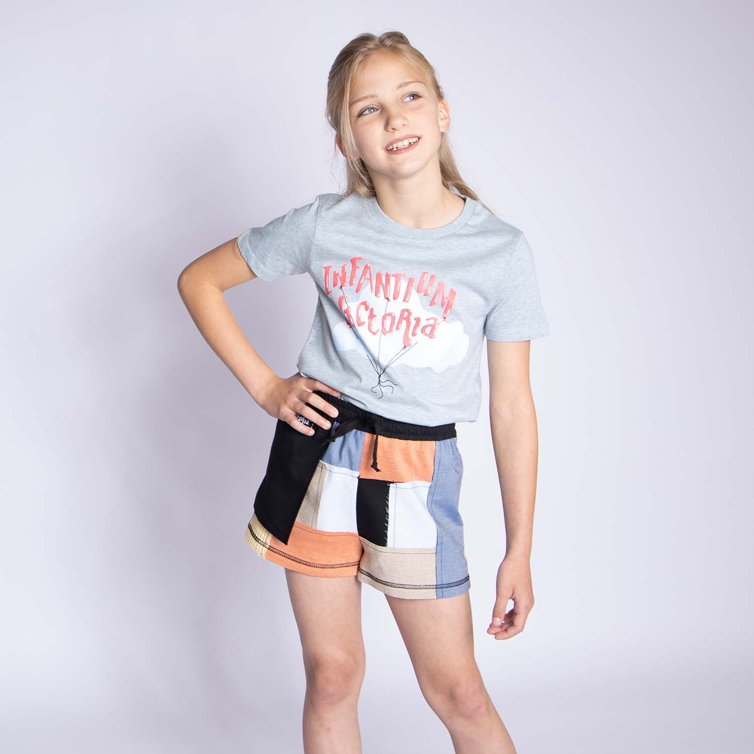 Zero Waste Patchwork Shorts Multi Colour