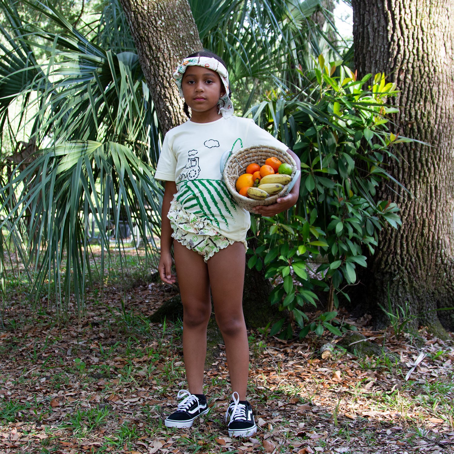 Off-white Bloomers with Print