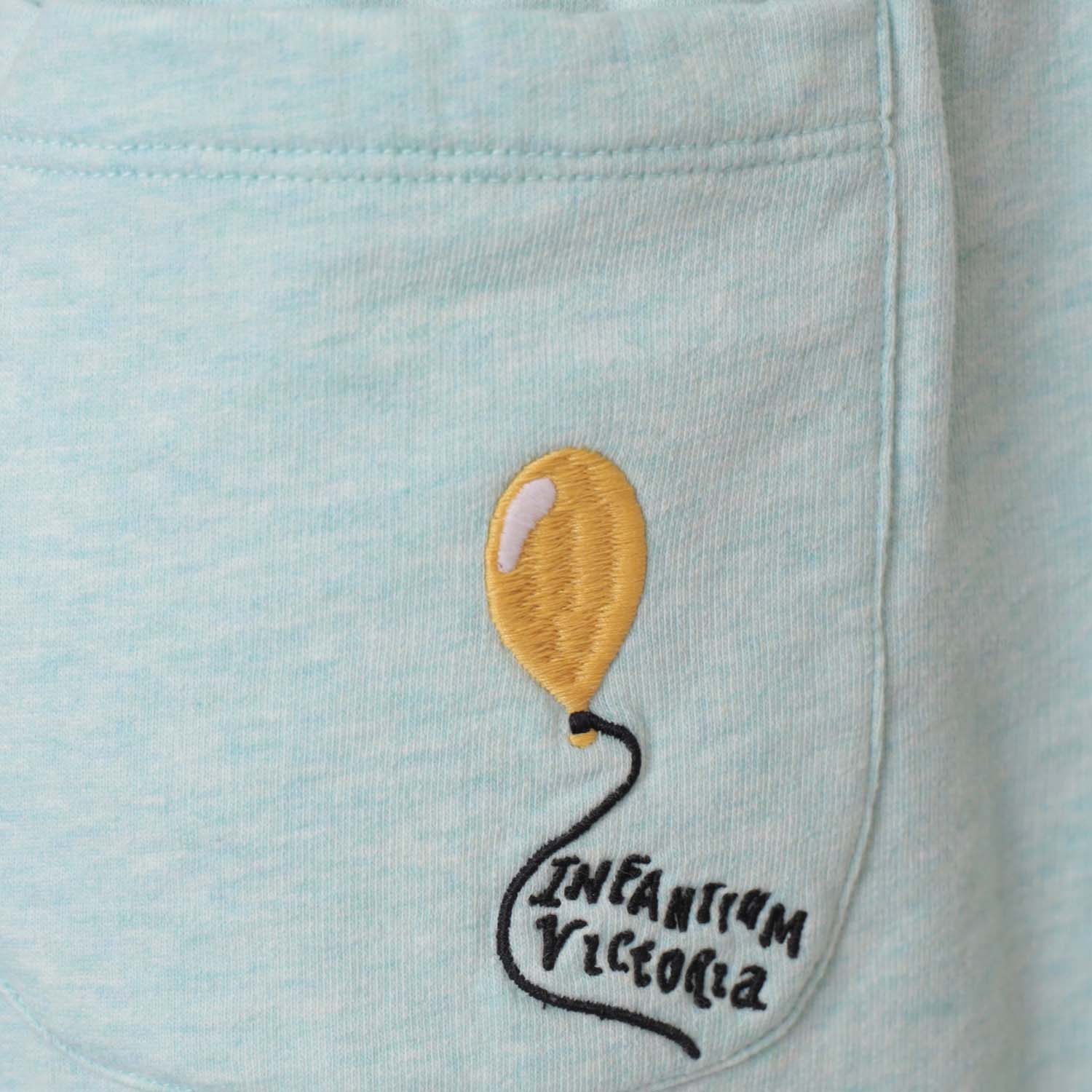 Mint Green Girls and Boys Sweat Shorts