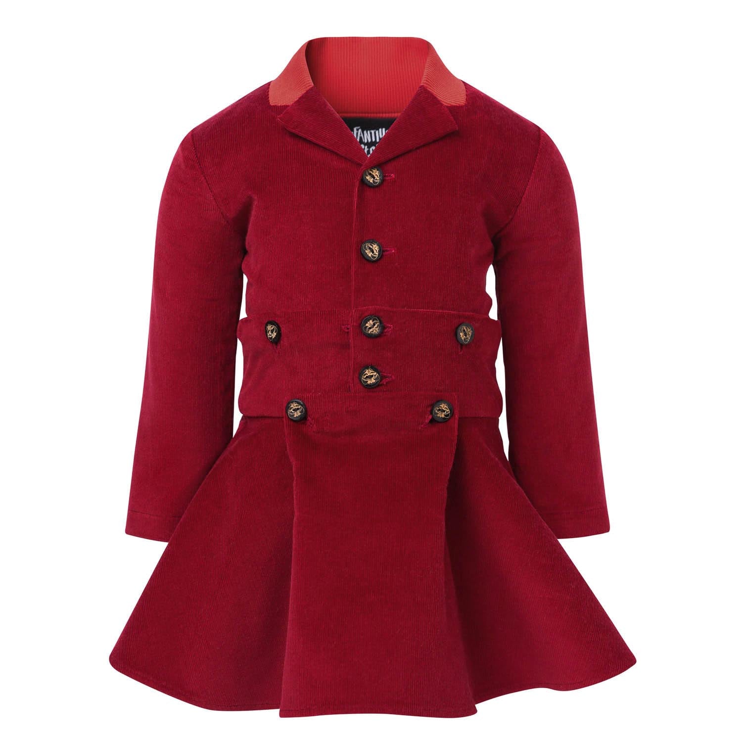 Red Velvet Baby Dress