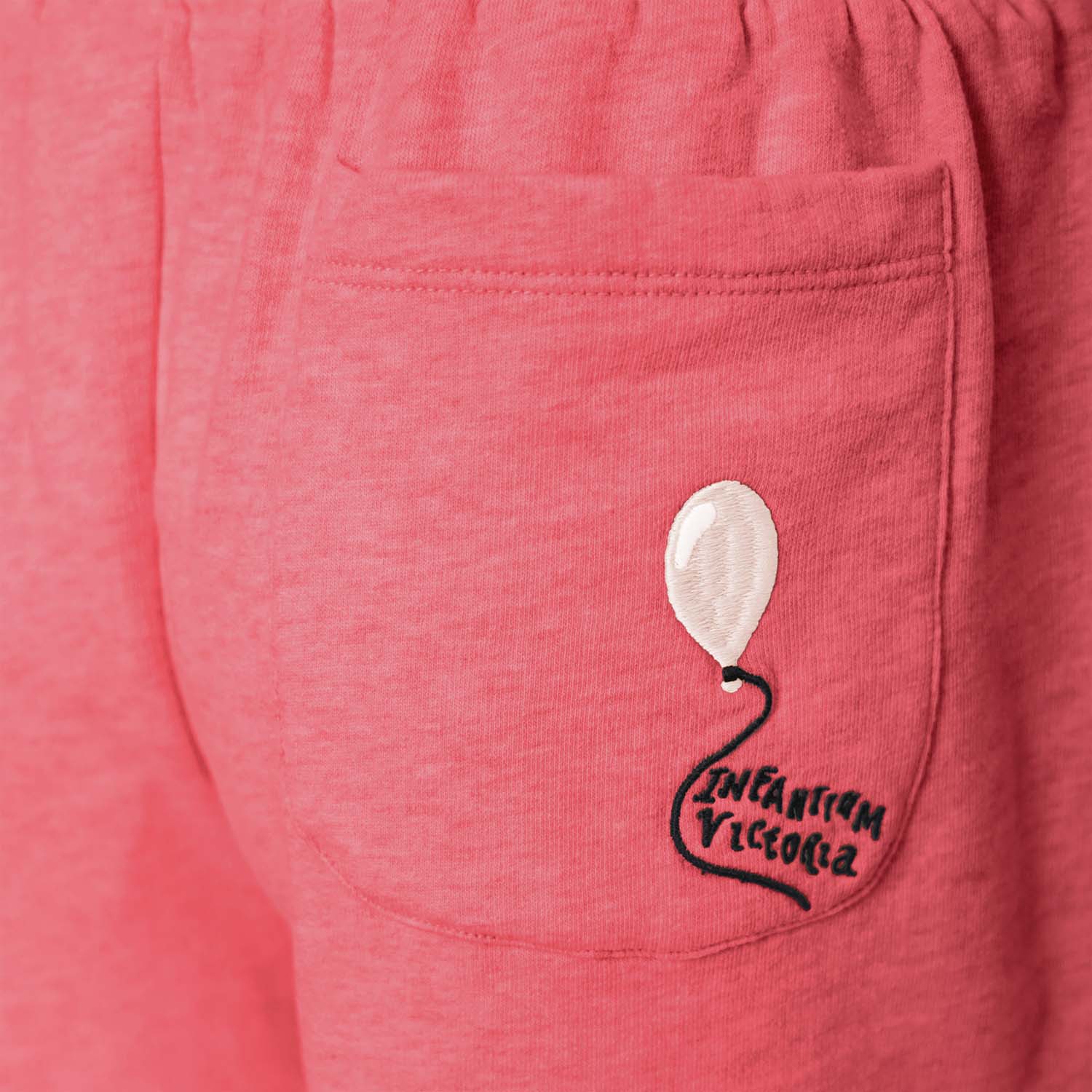 Red Girls and Boys Sweat Shorts