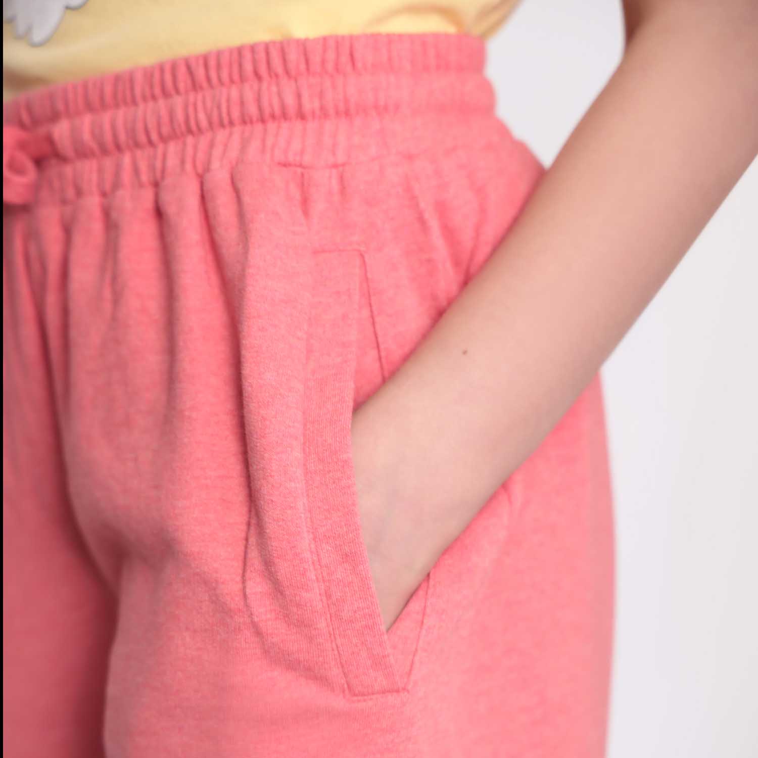 Red Girls and Boys Sweat Shorts